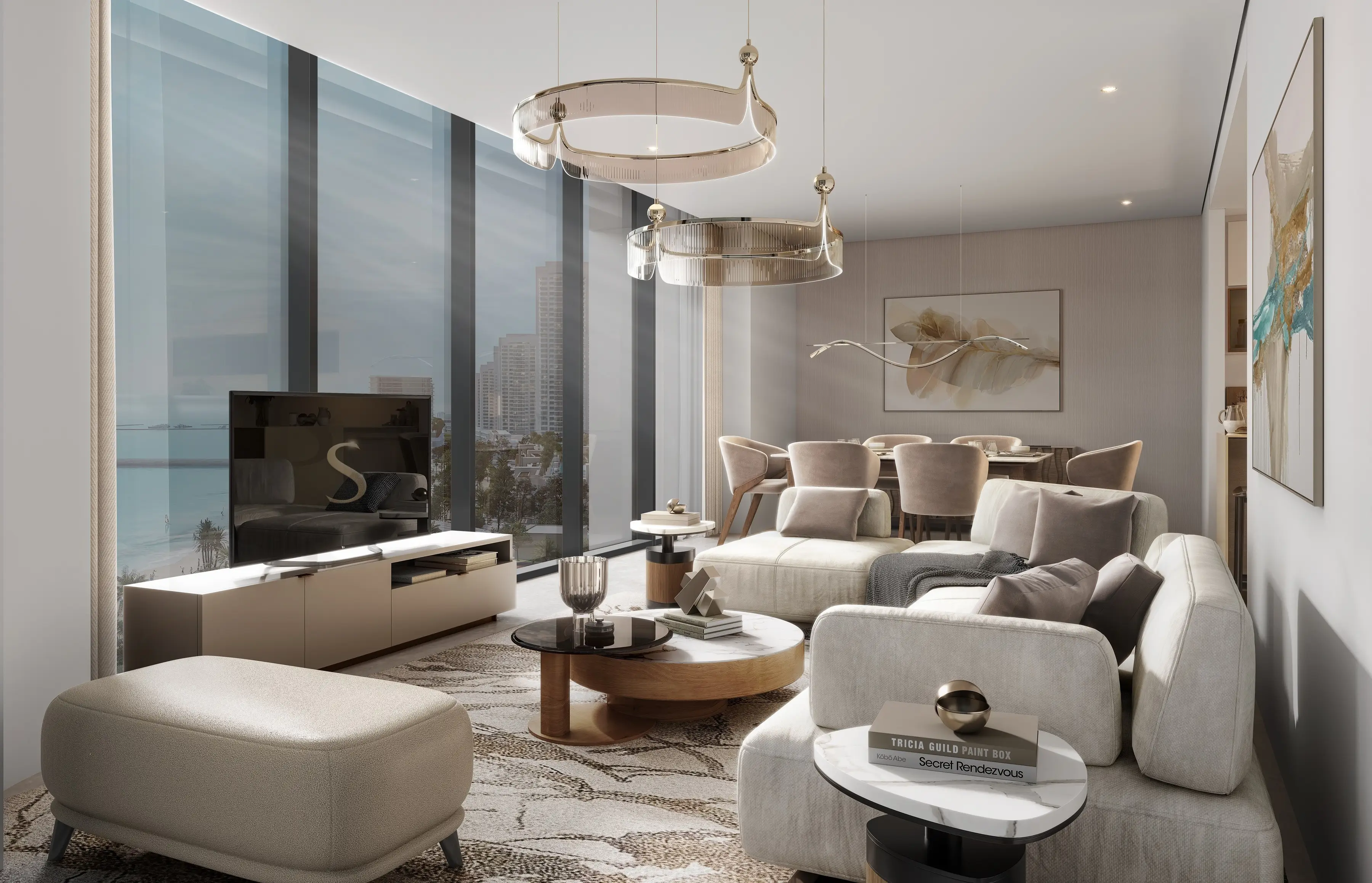 Aquamont - Living Room Interior | Sobha Realty