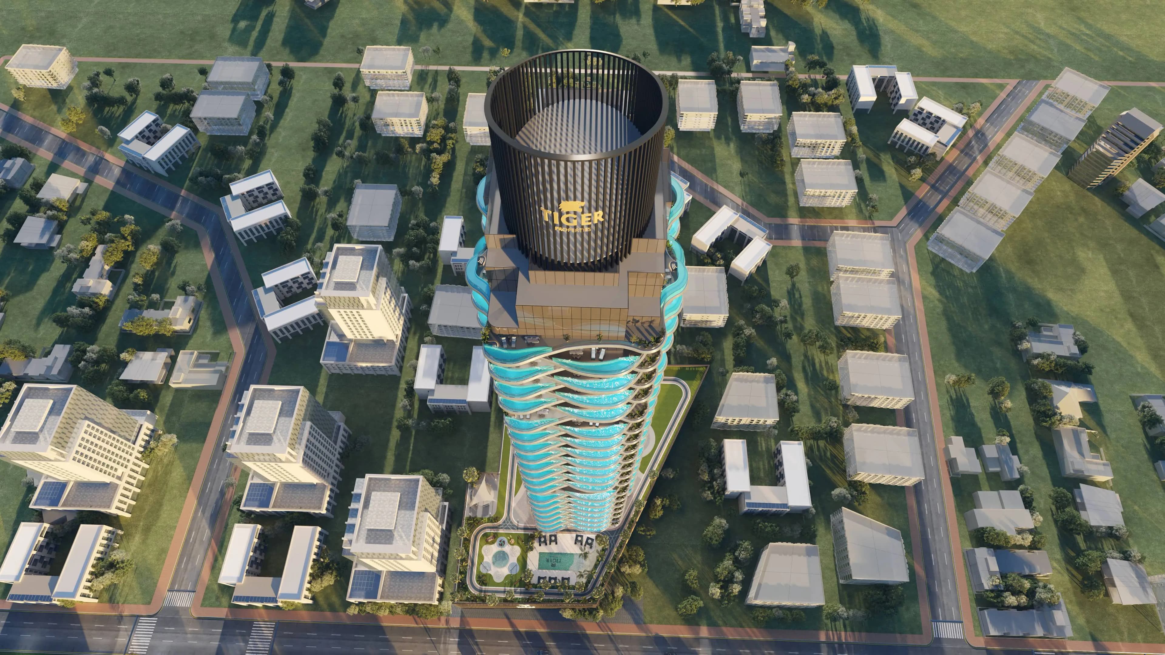 Volga Tower - Exterior Facade | Tiger Group