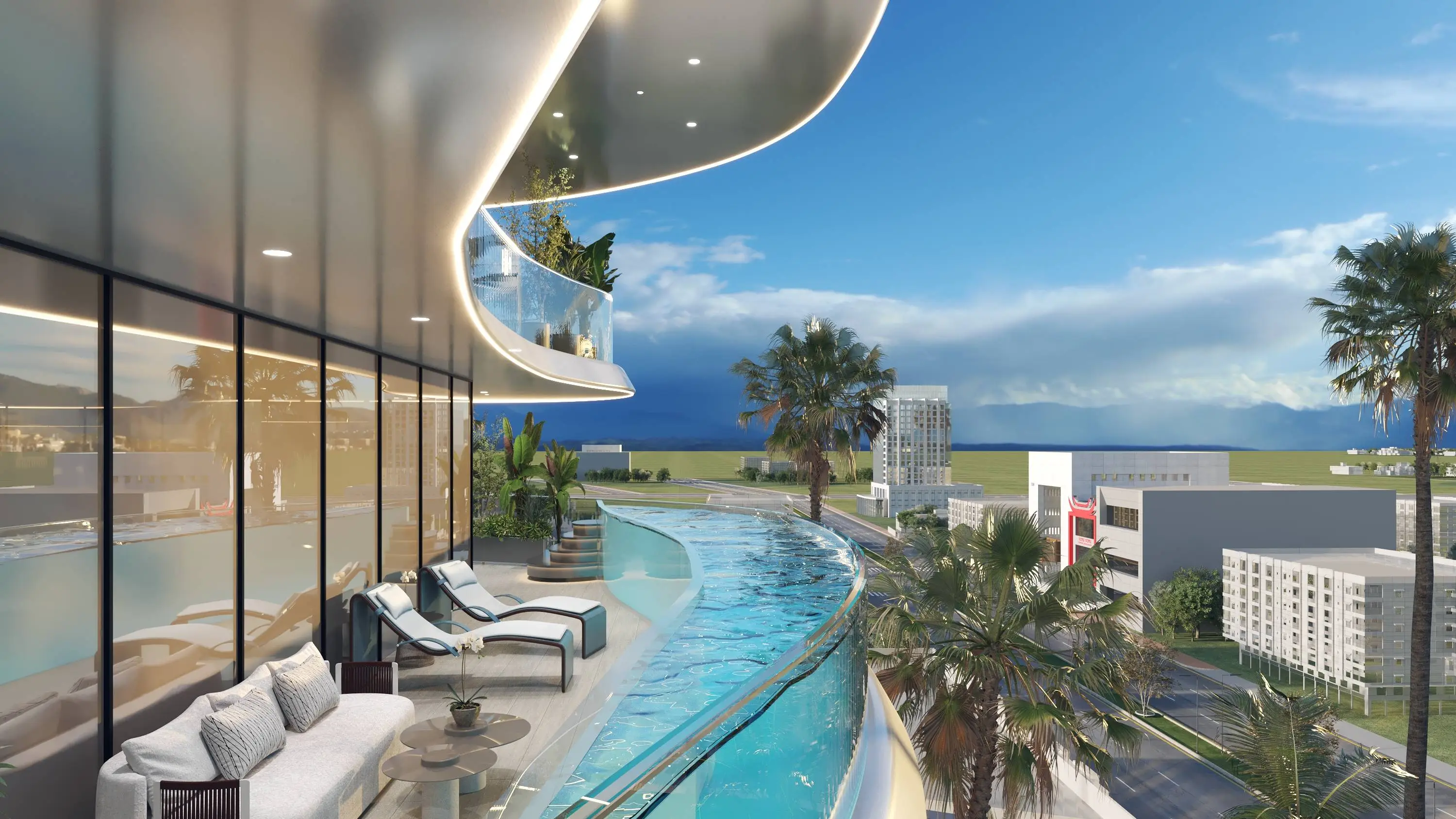 Volga Tower - Balcony View | Tiger Group
