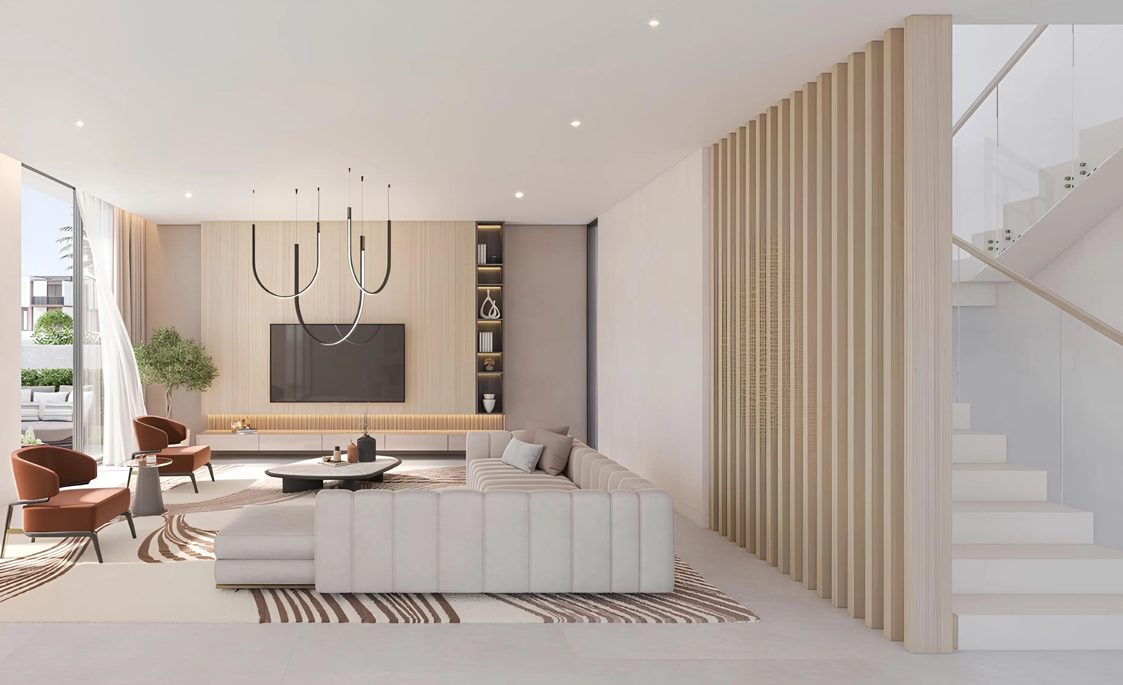 Haven - Living Room Interior | Aldar Properties