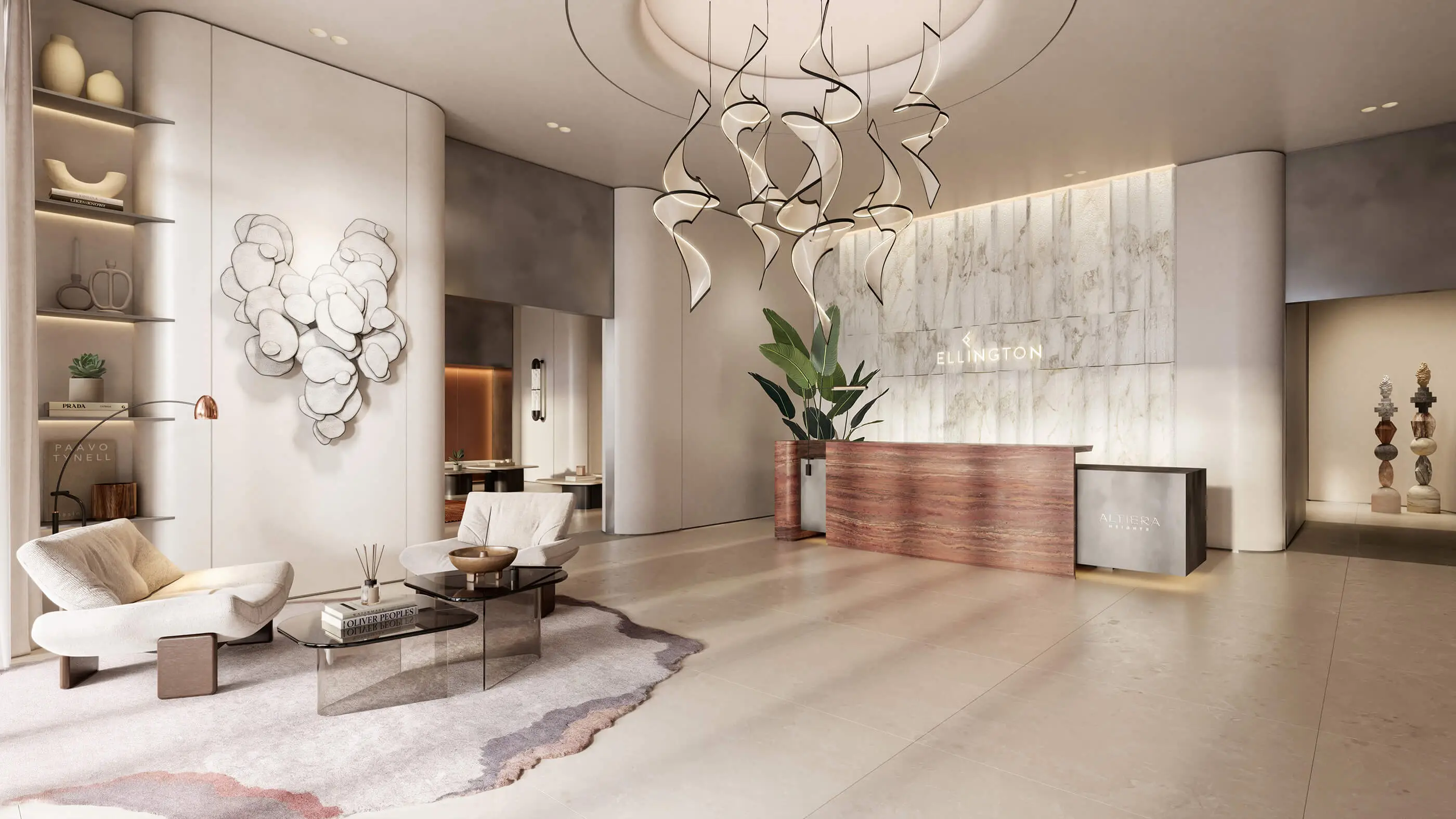 Eltiera Heights - Lobby Interior | Ellington Properties