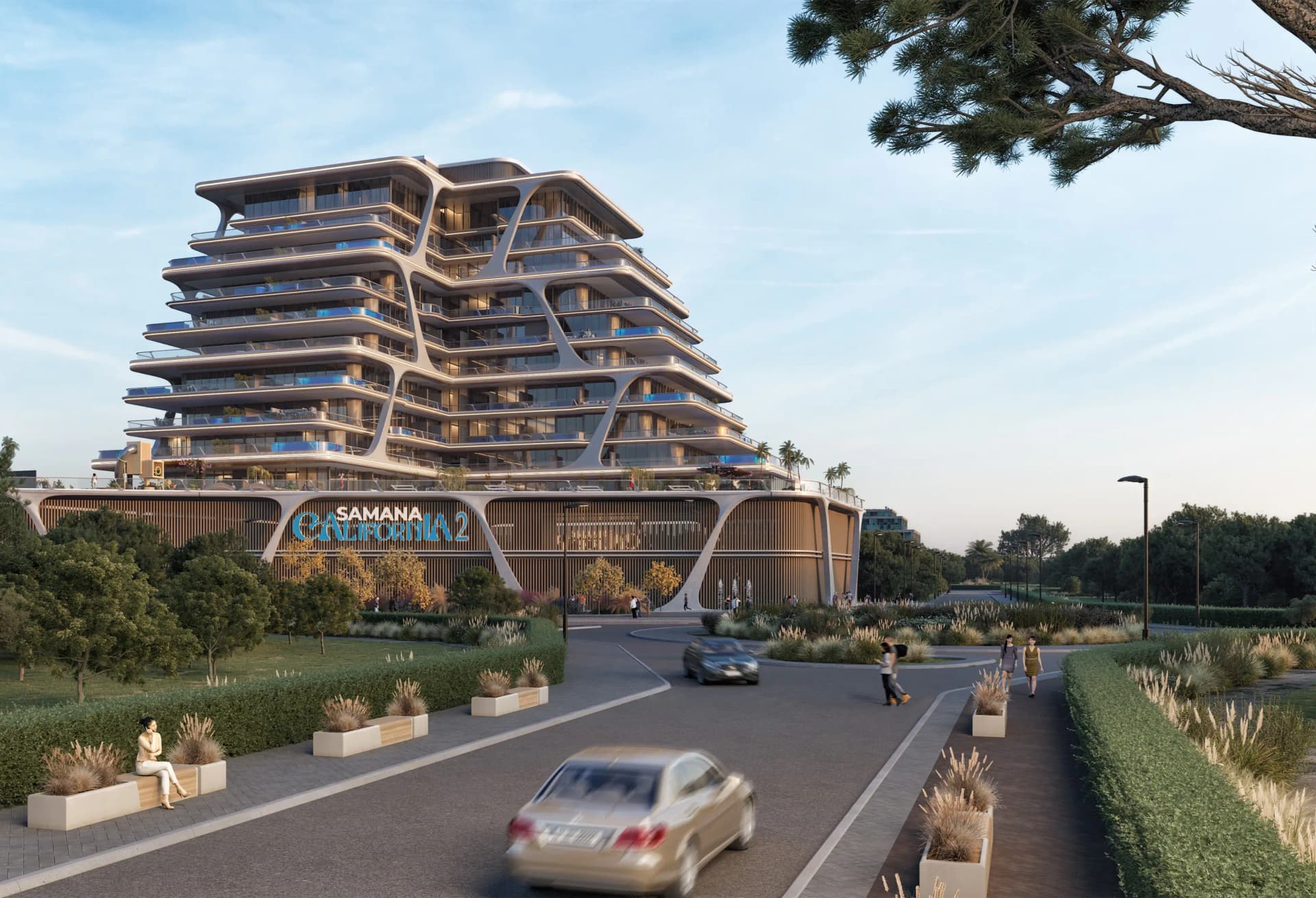 California 2 - Exterior Facade | Samana Developers