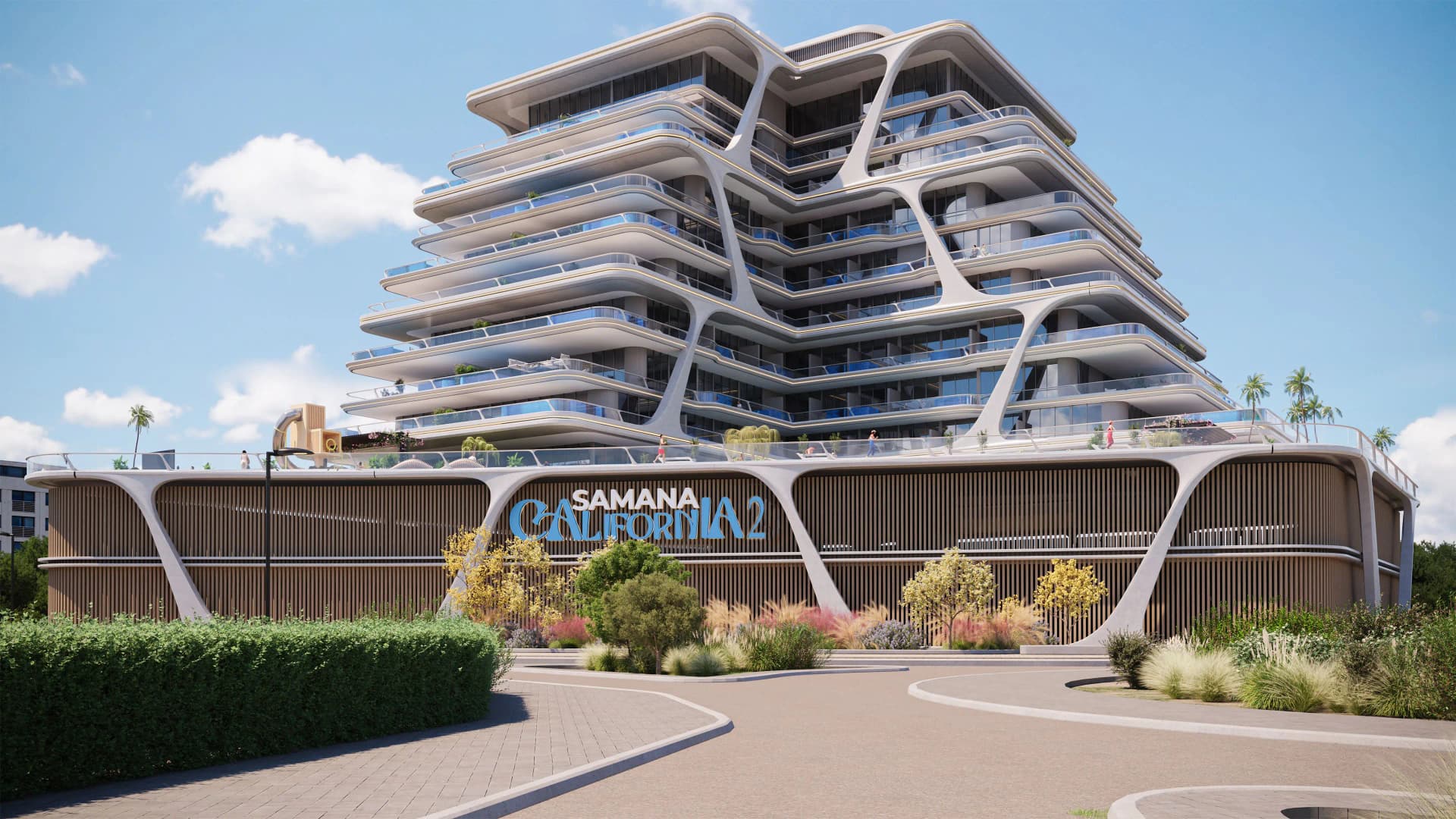 California 2 - Exterior Facade | Samana Developers