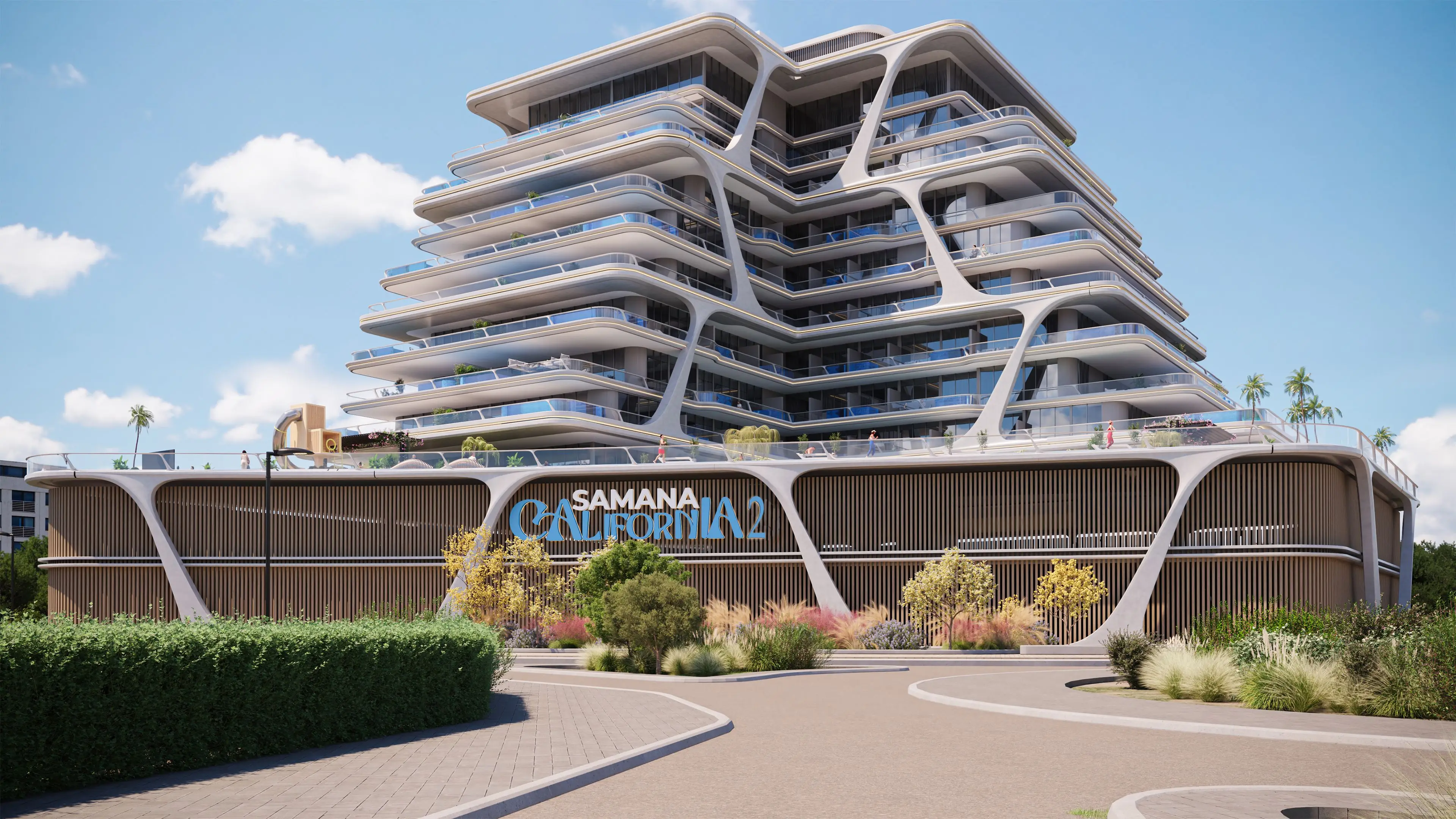 California 2 - Exterior Facade | Samana Developers