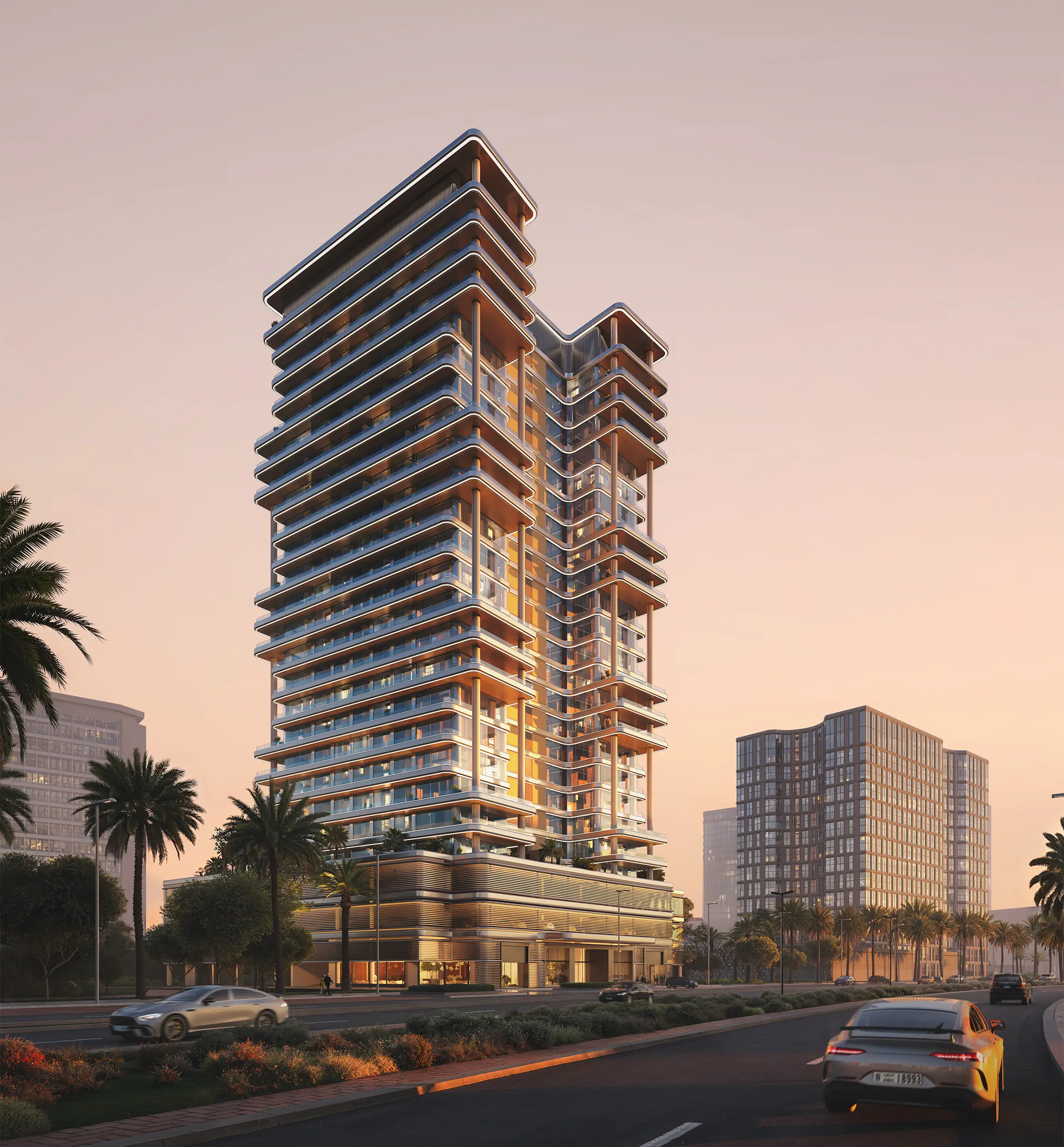 Binghatti Hillside - Exterior Facade | Binghatti Developers