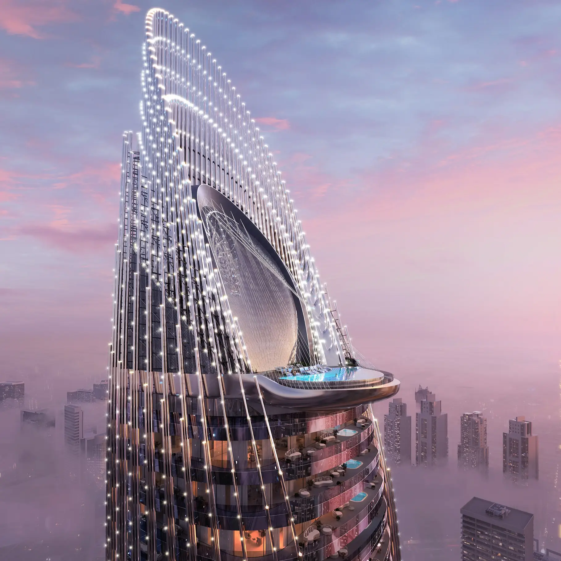 Binghatti Skyblade - Exterior Facade | Binghatti Developers