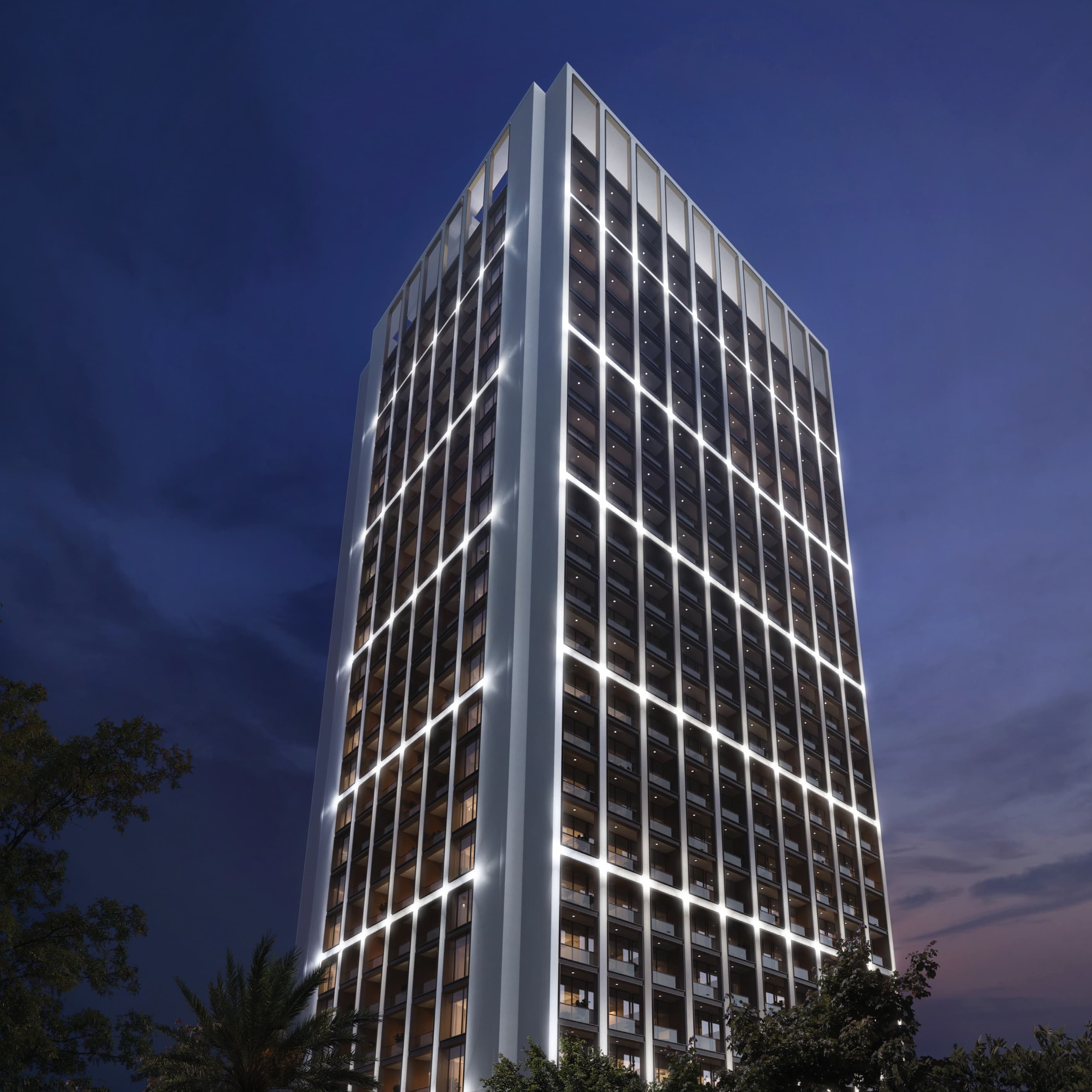 Binghatti Moonlight - Exterior Facade | Binghatti Developers