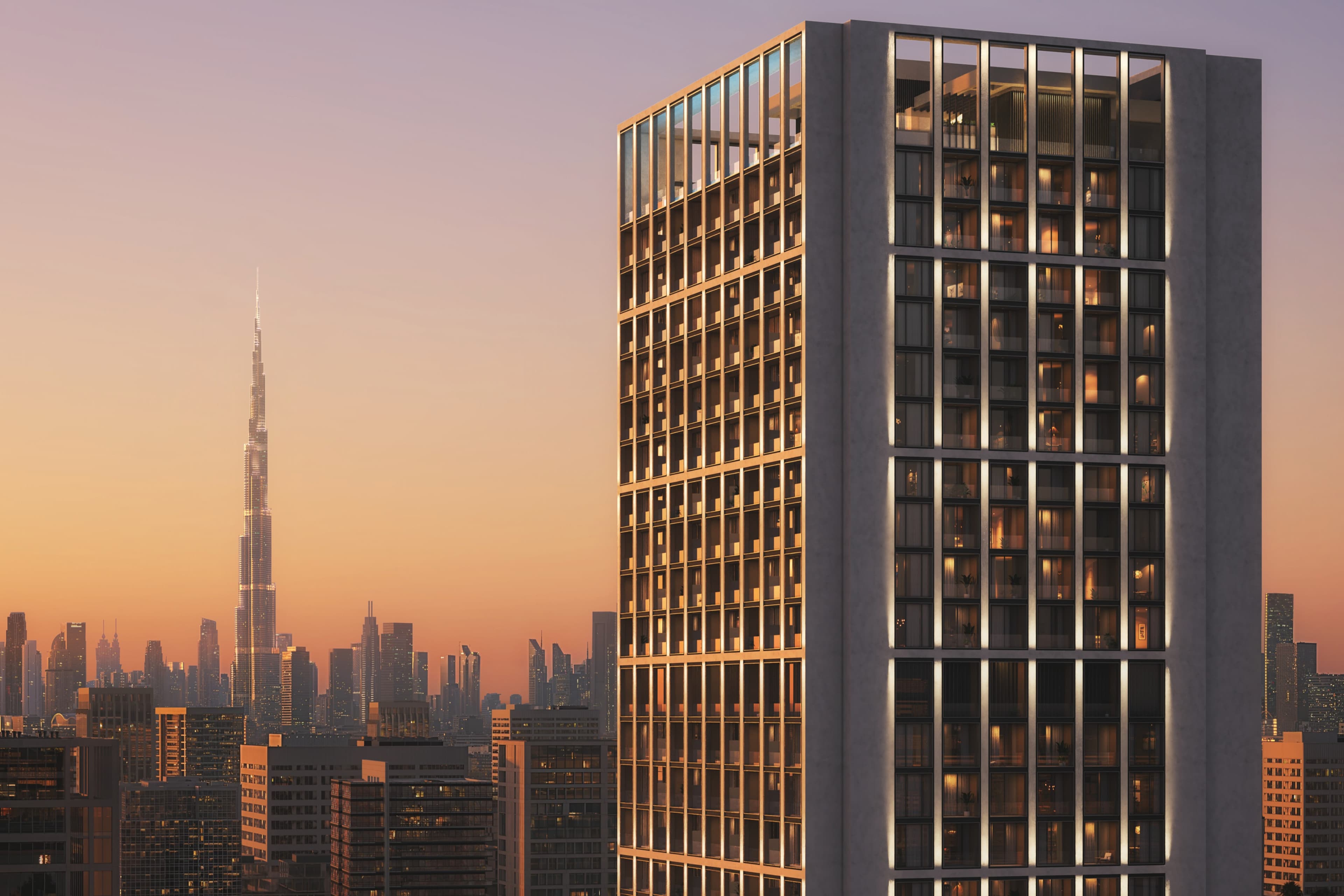 Binghatti Moonlight - Exterior Facade | Binghatti Developers