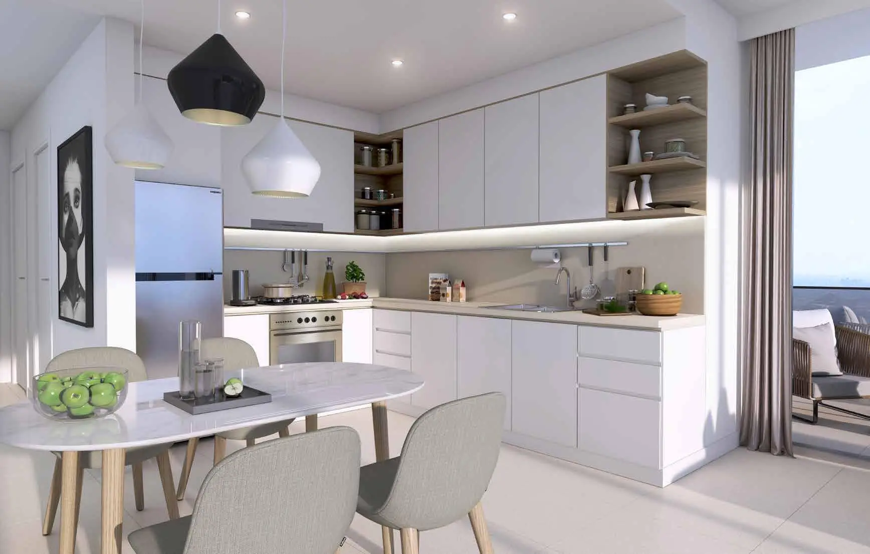 Downtown Views II - Kitchen Interior | Emaar Properties