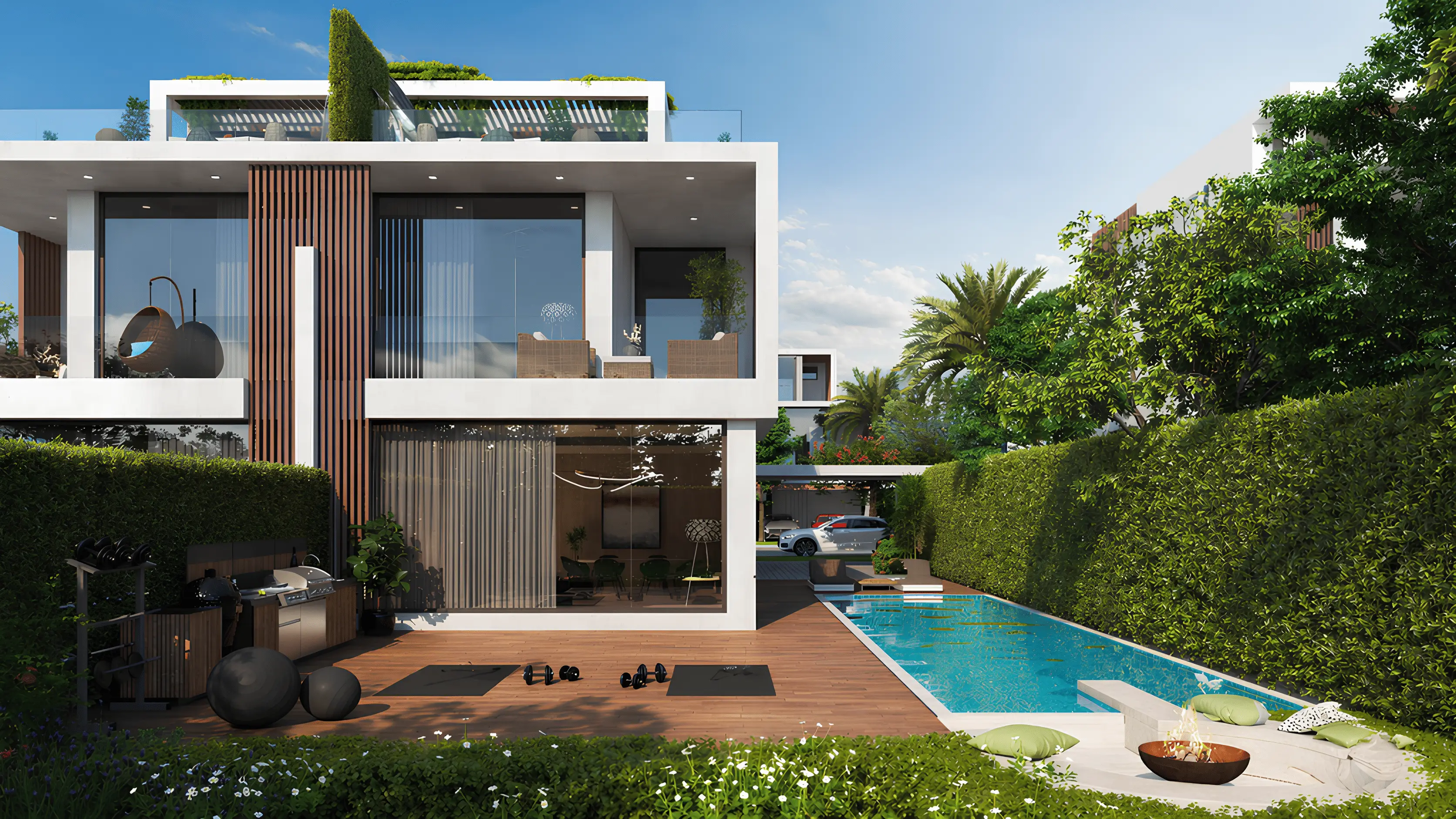 Park Greens - Exterior Facade | DAMAC Properties