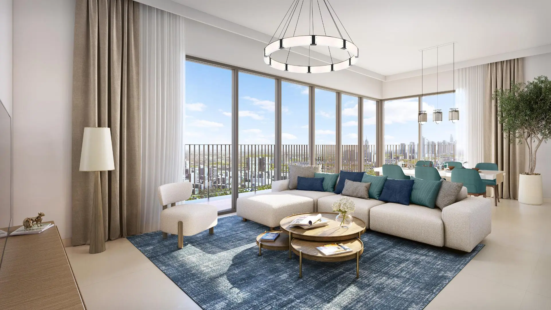 Hills Park - Living Room Interior | Emaar Properties
