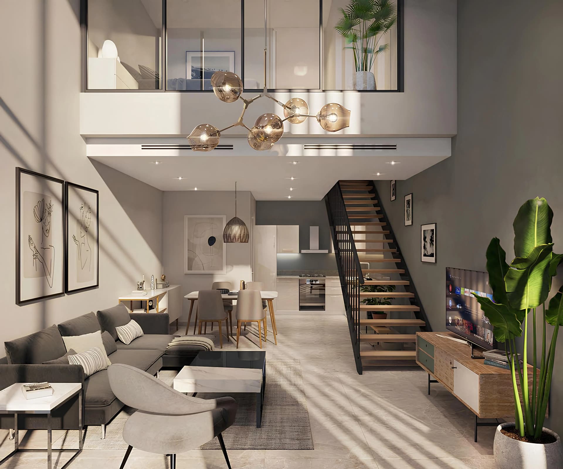 Rukan 2 Lofts - Living Room Interior | Reportage Properties