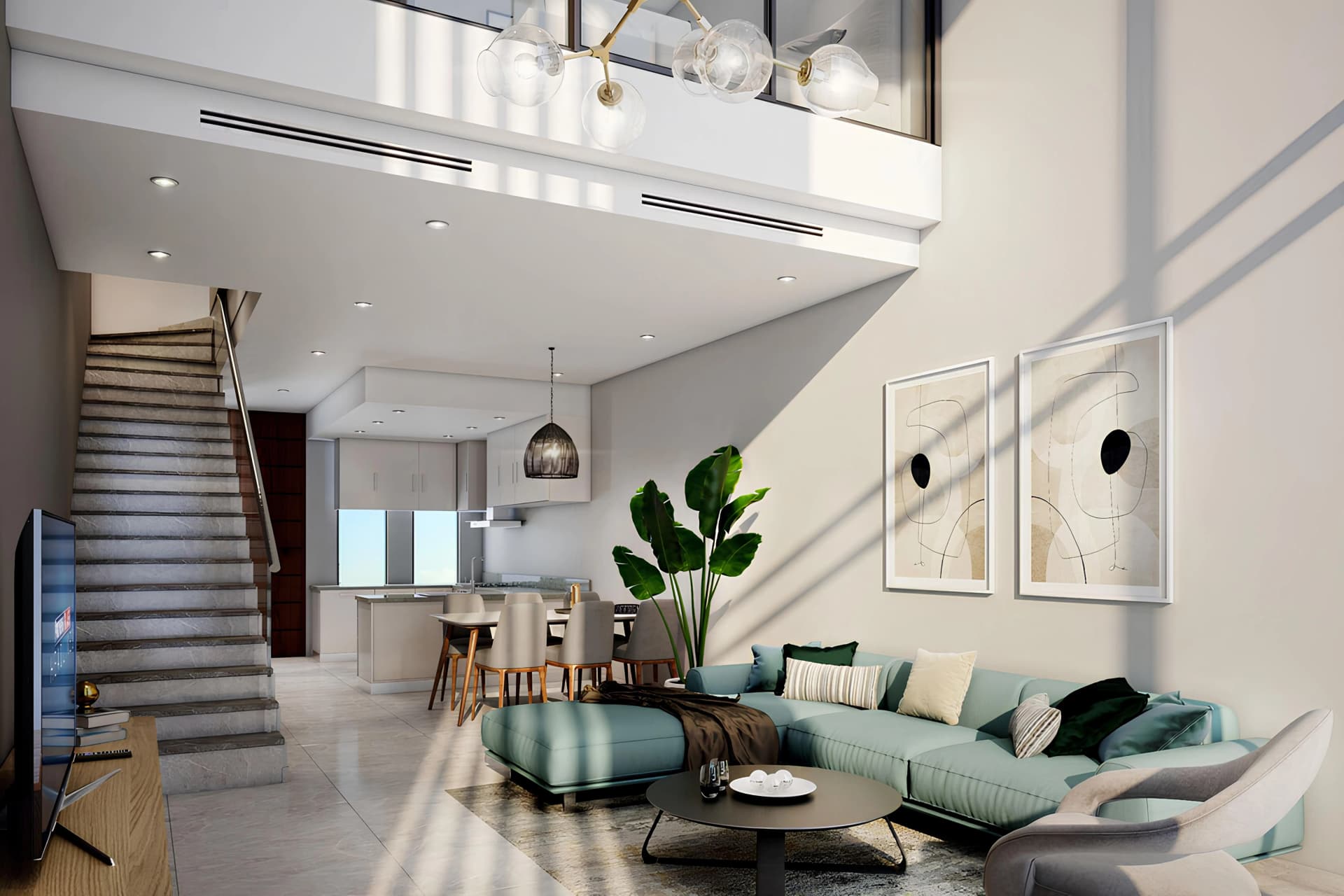 Rukan 2 Lofts - Living Room Interior | Reportage Properties