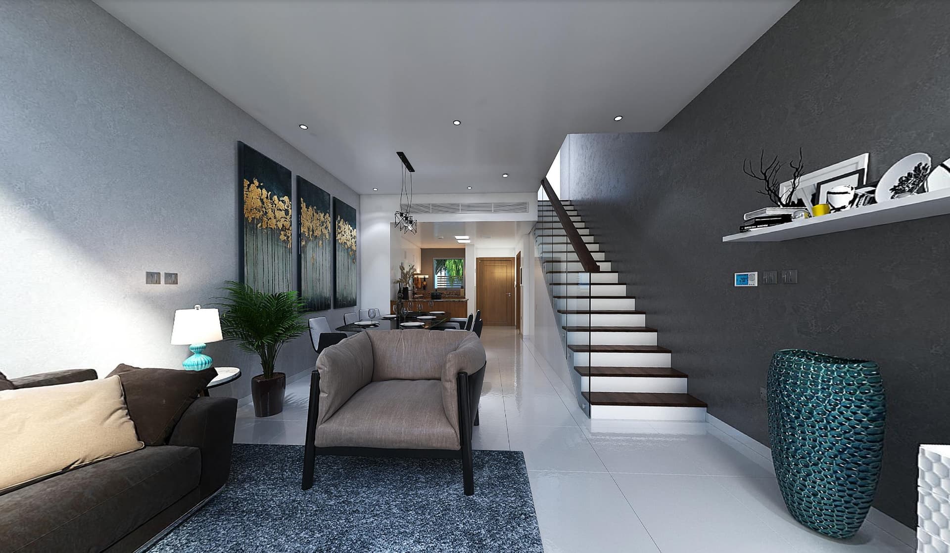 Rukan 2 Lofts - Living Room Interior | Reportage Properties