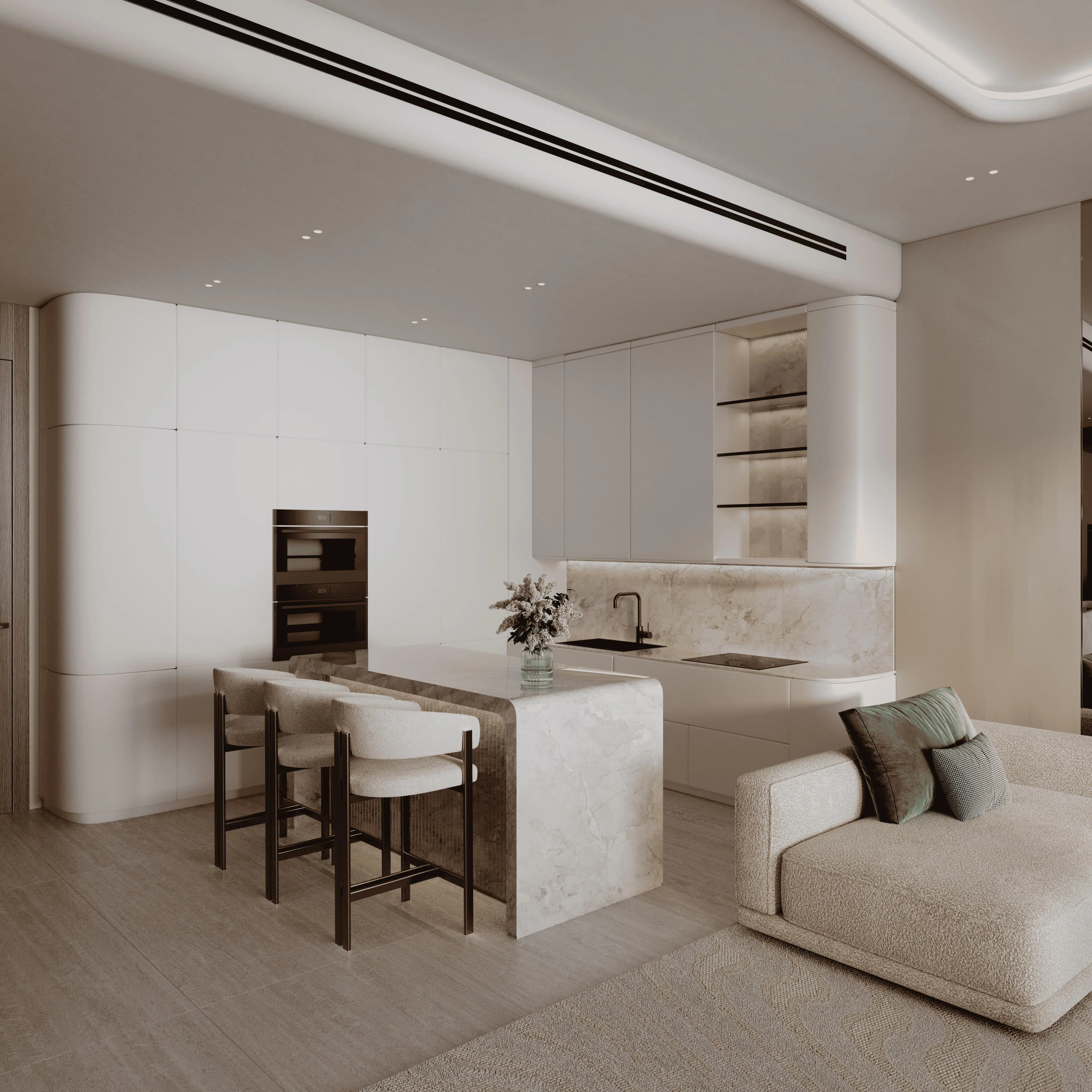 Binghatti Pinnacle - Kitchen Interior | Binghatti Developers