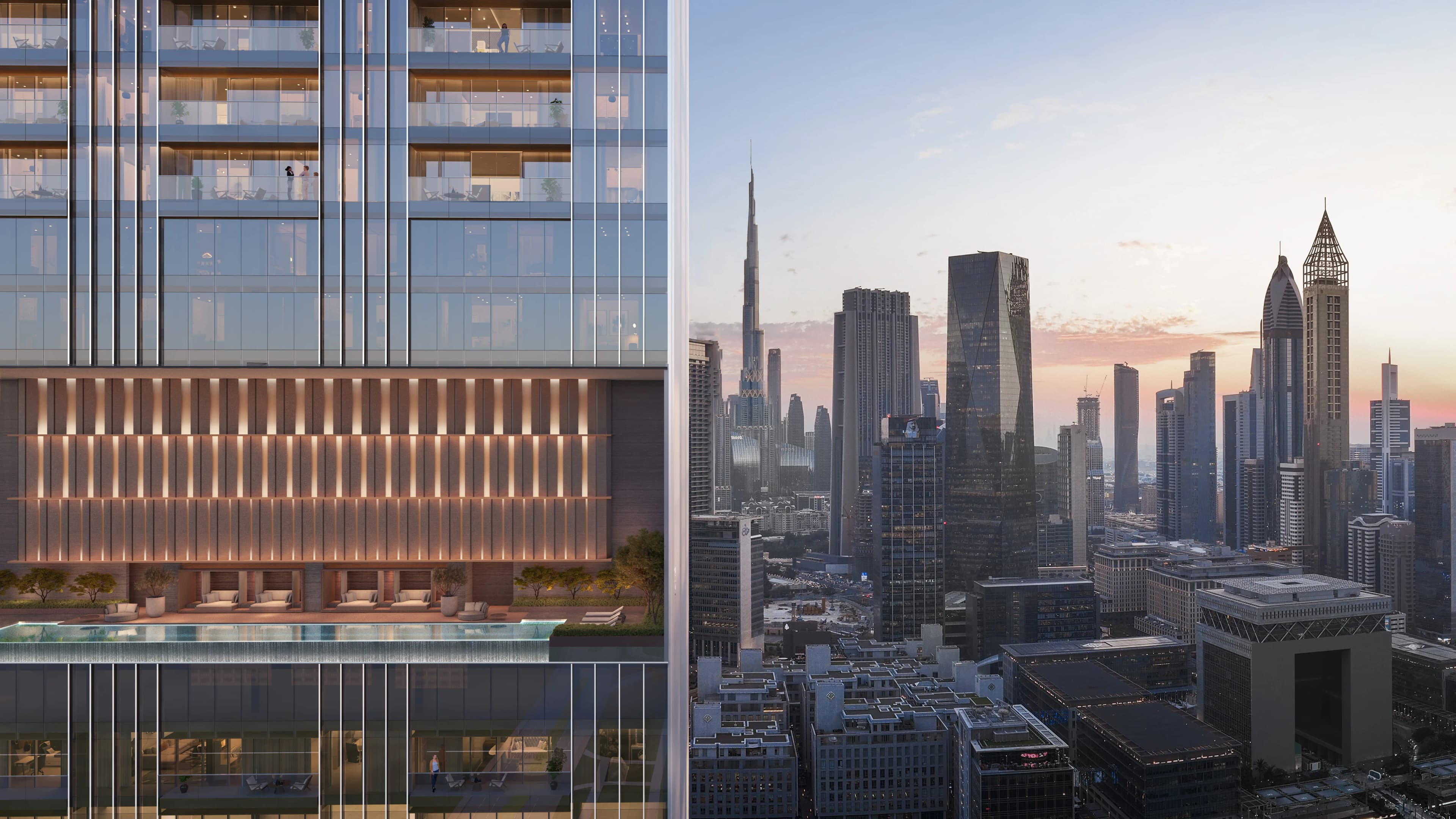 Jumeirah Residences Emirates Towers - Tower B - Exterior Facade | Meraas Developer