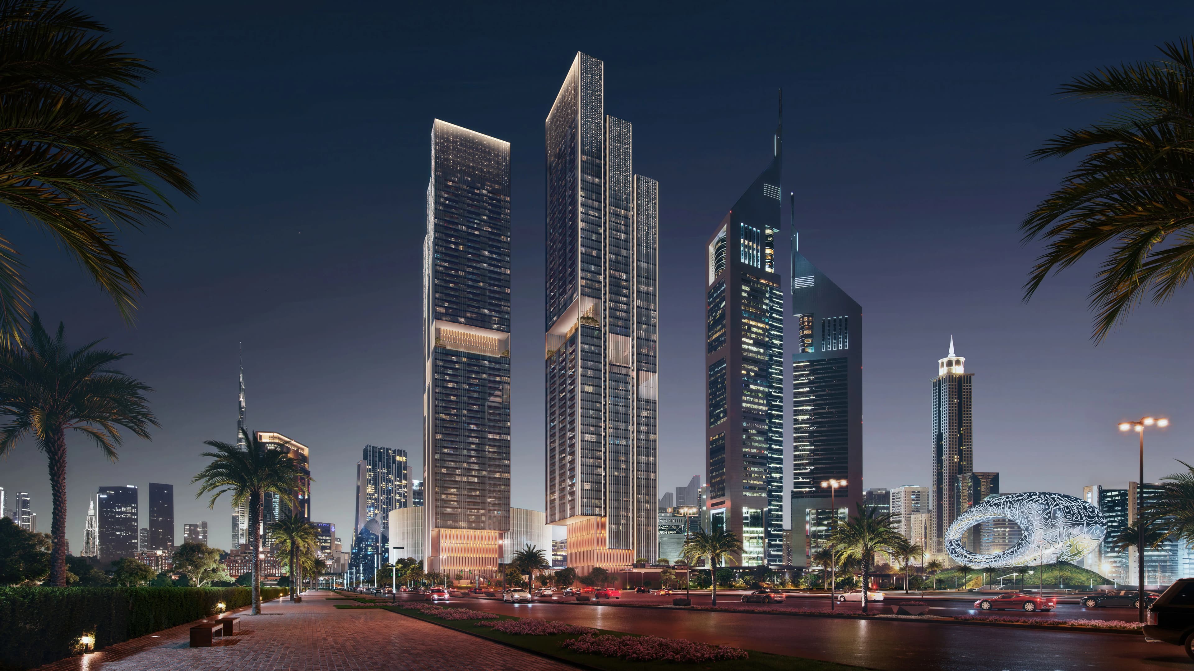 Jumeirah Residences Emirates Towers - Tower B - Exterior Facade | Meraas Developer