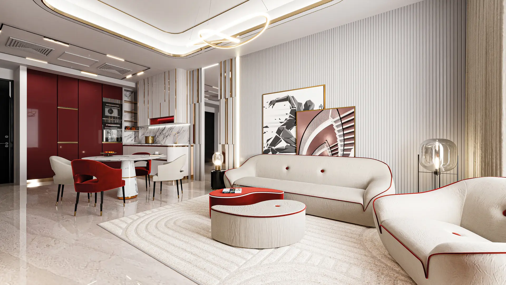 Sportz - Living Room Interior | Danube Properties