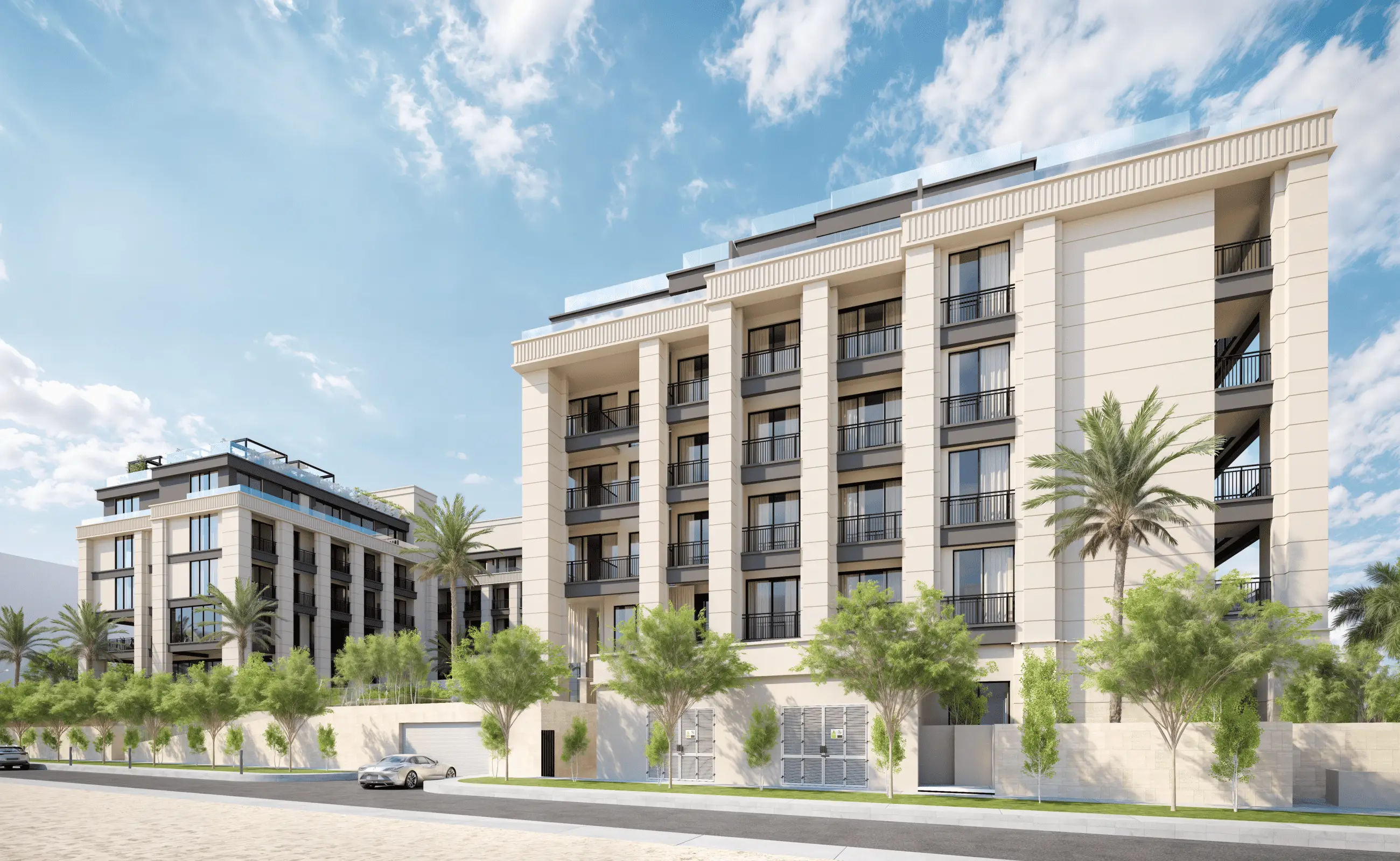 Berkeley Square - Exterior Facade | Prestige One