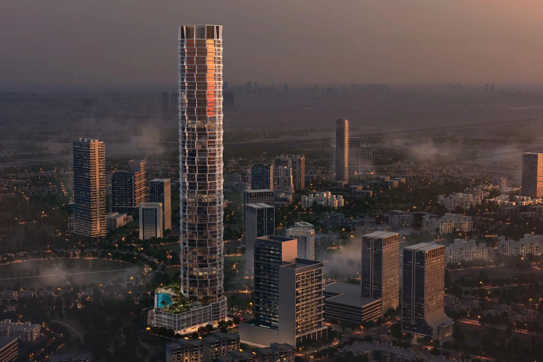 Binghatti Circle - Exterior Facade | Binghatti Developers