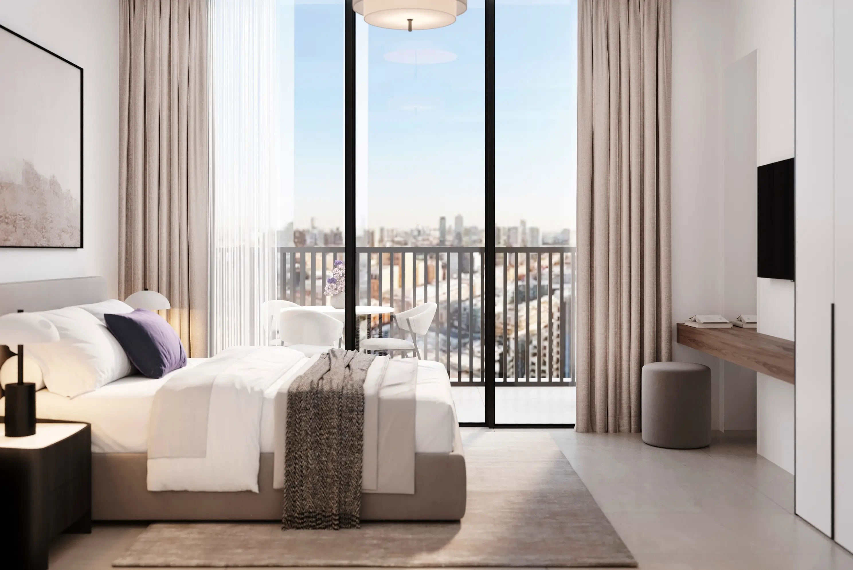 ALTA V1EW - Bedroom Interior | Object One Real Estate Development