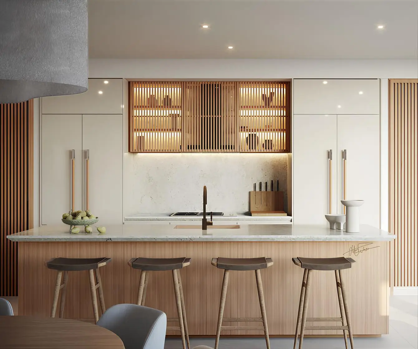 Nobu Residences - Kitchen Interior | Aldar Properties