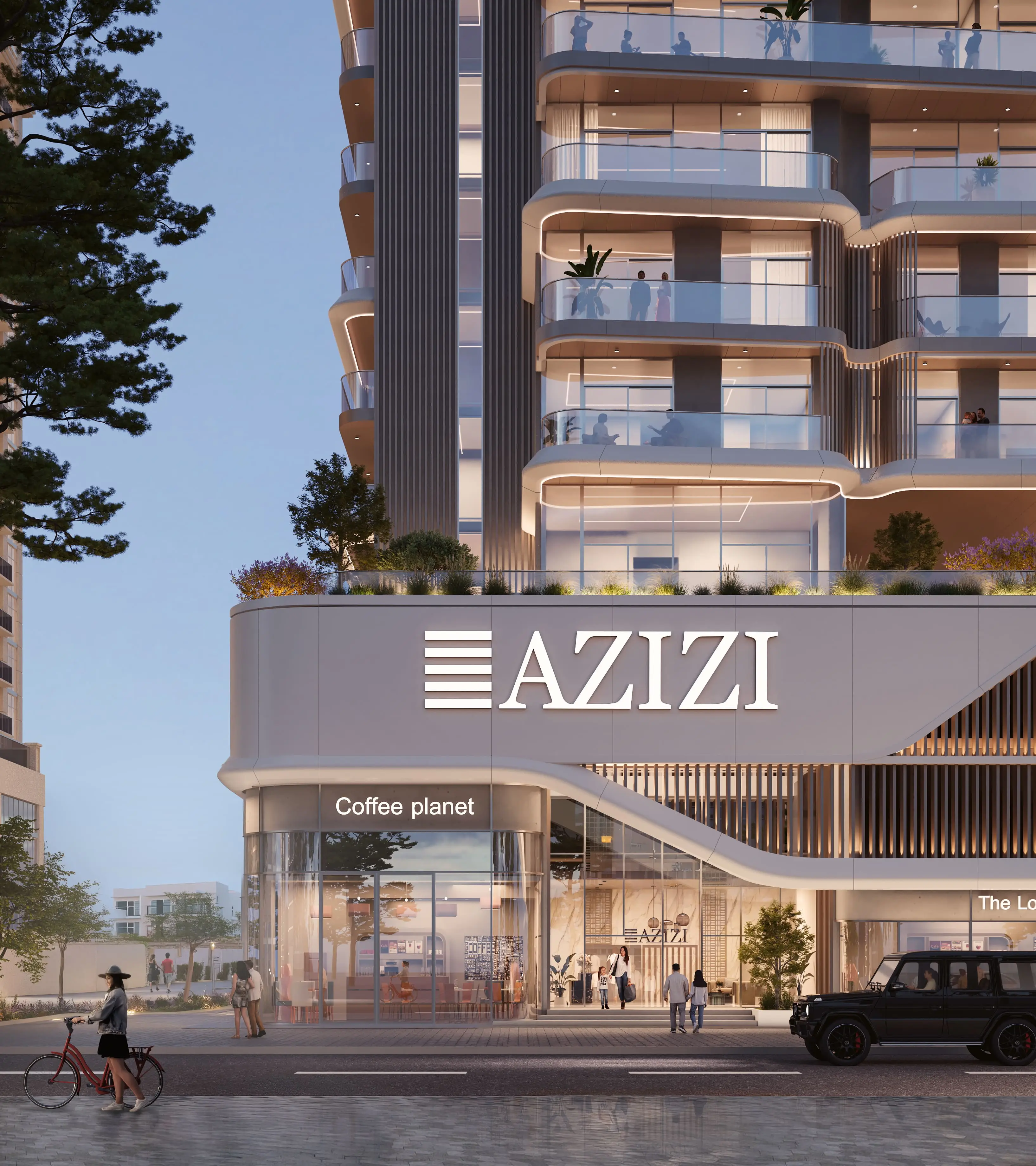 Azizi Sakandar - Exterior Facade | Azizi Developments