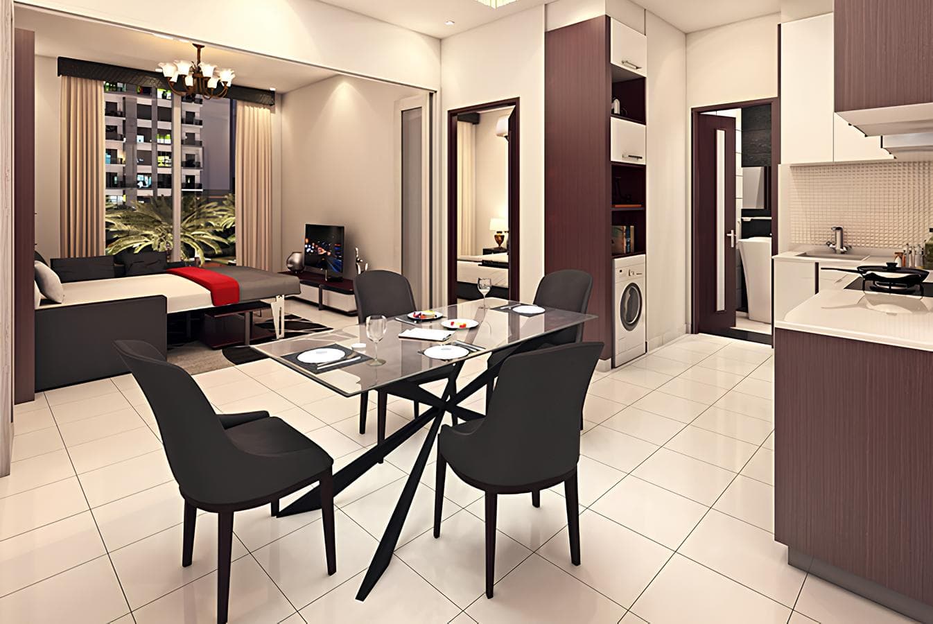 Lawnz - Kitchen Interior | Danube Properties