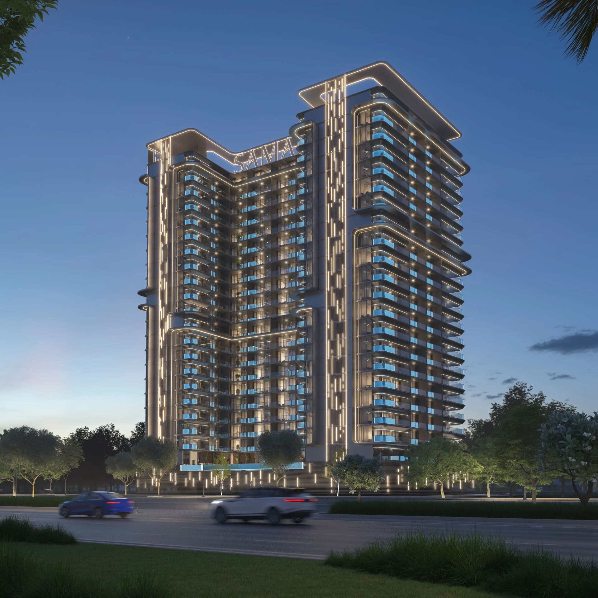 Samana Sky Views - Exterior Facade | Samana Developers