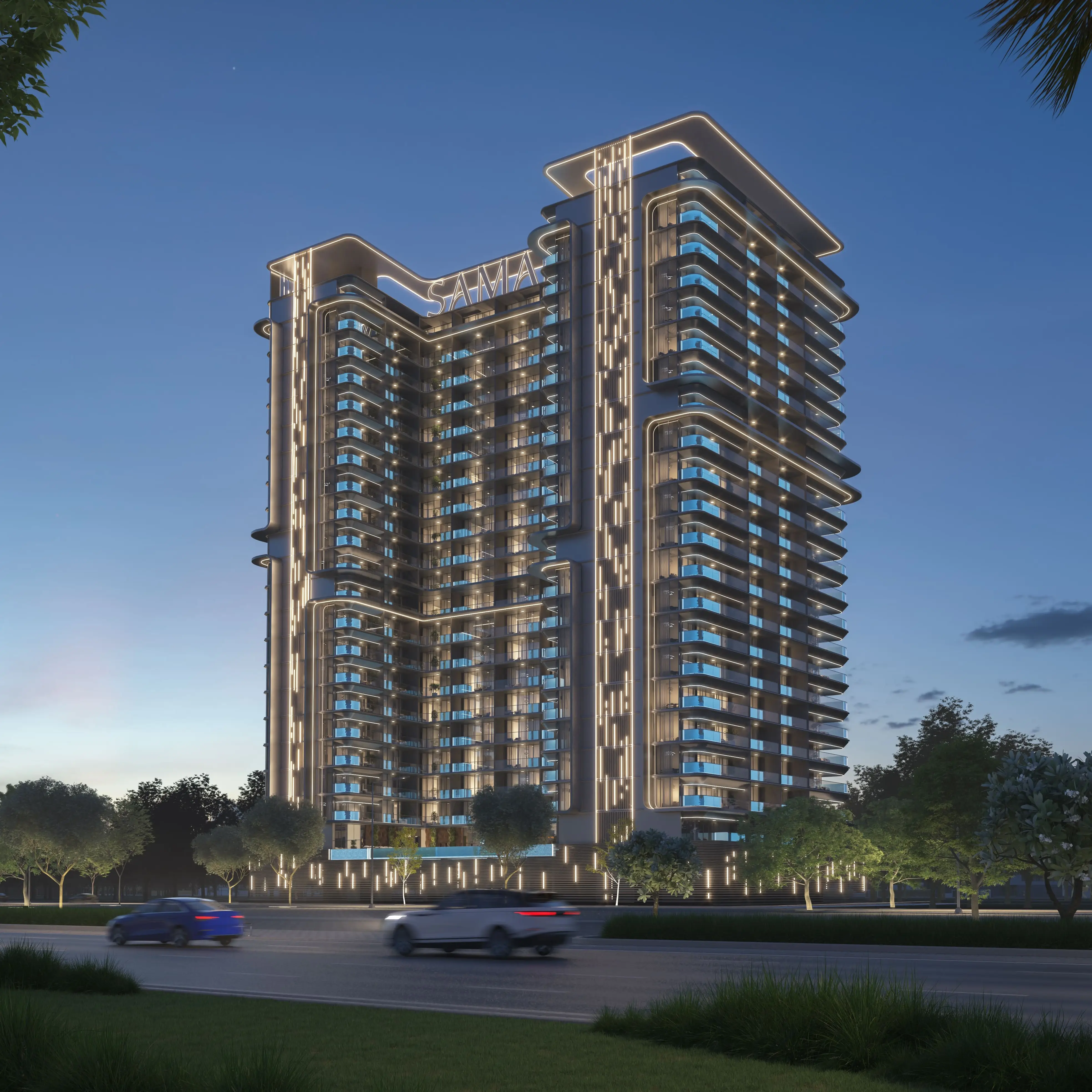 Samana Sky Views - Exterior Facade | Samana Developers