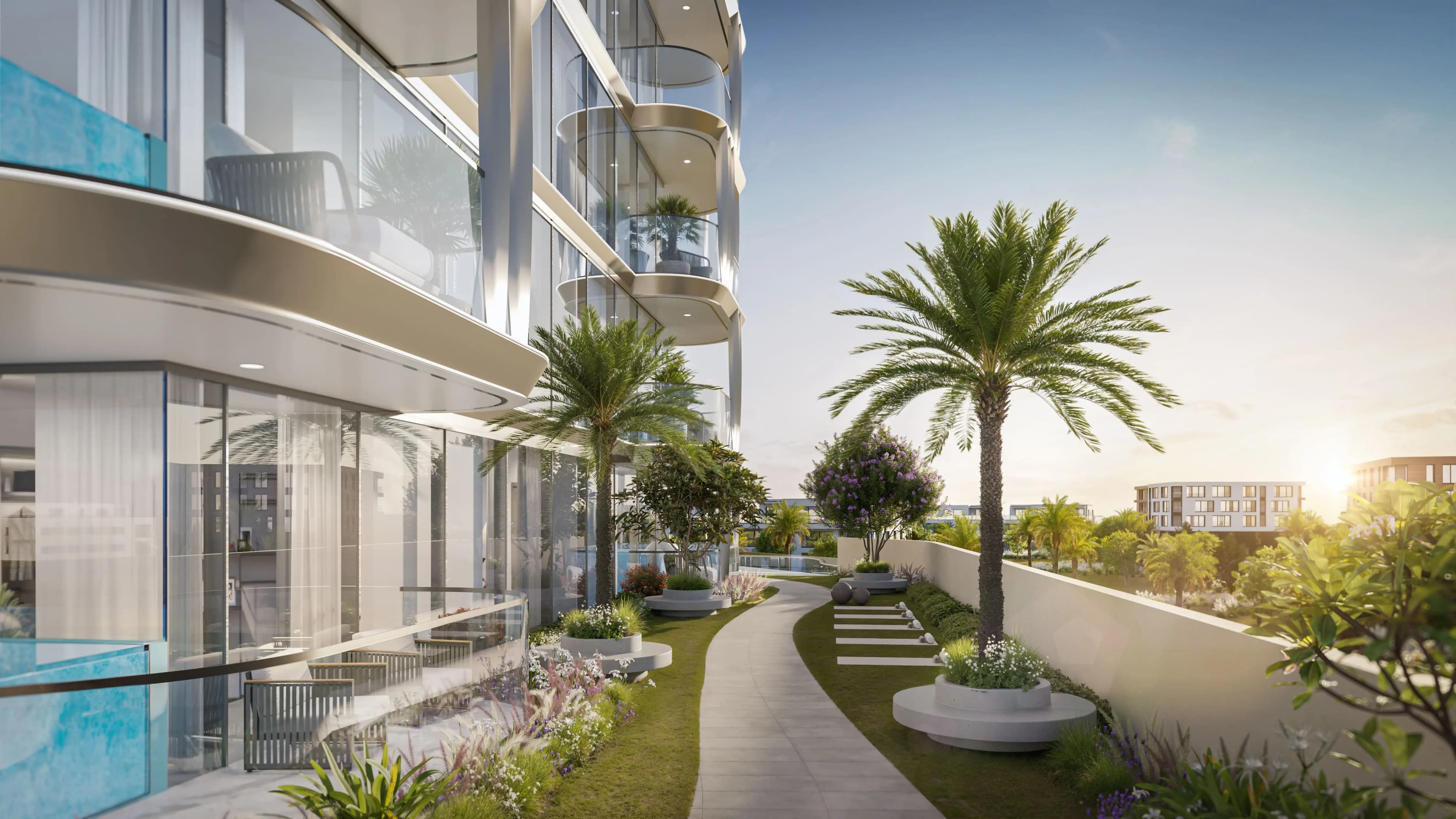 Ocean Bay by SD - Balcony View | Samana Developers