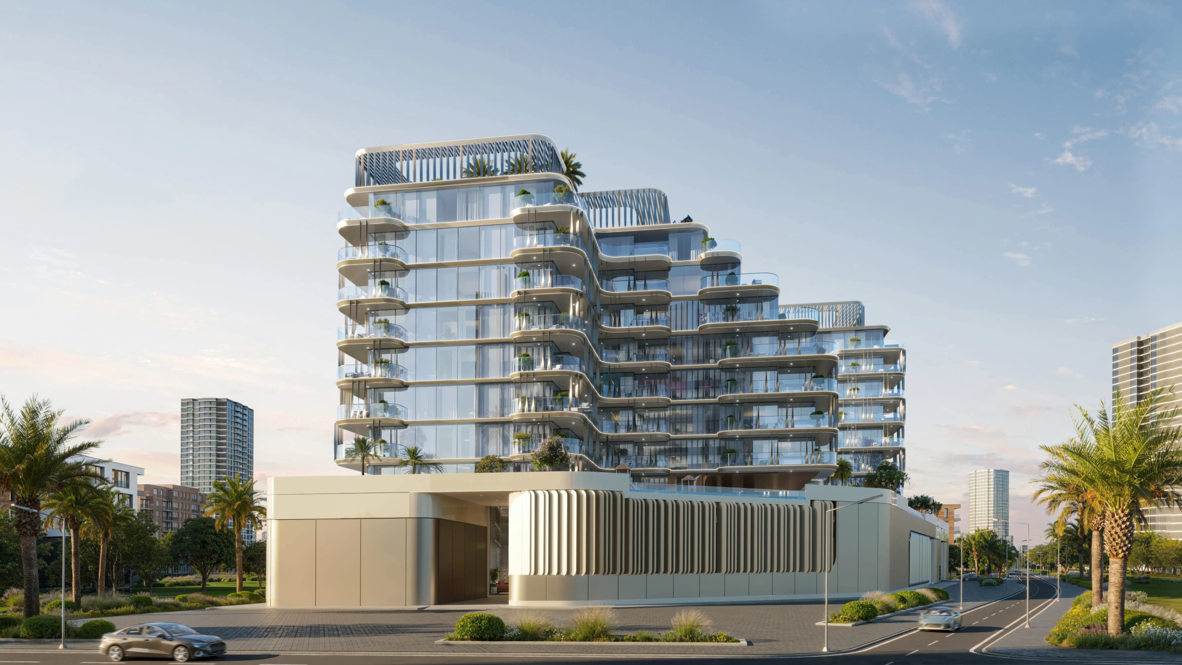Ocean Bay by SD - Exterior Facade | Samana Developers