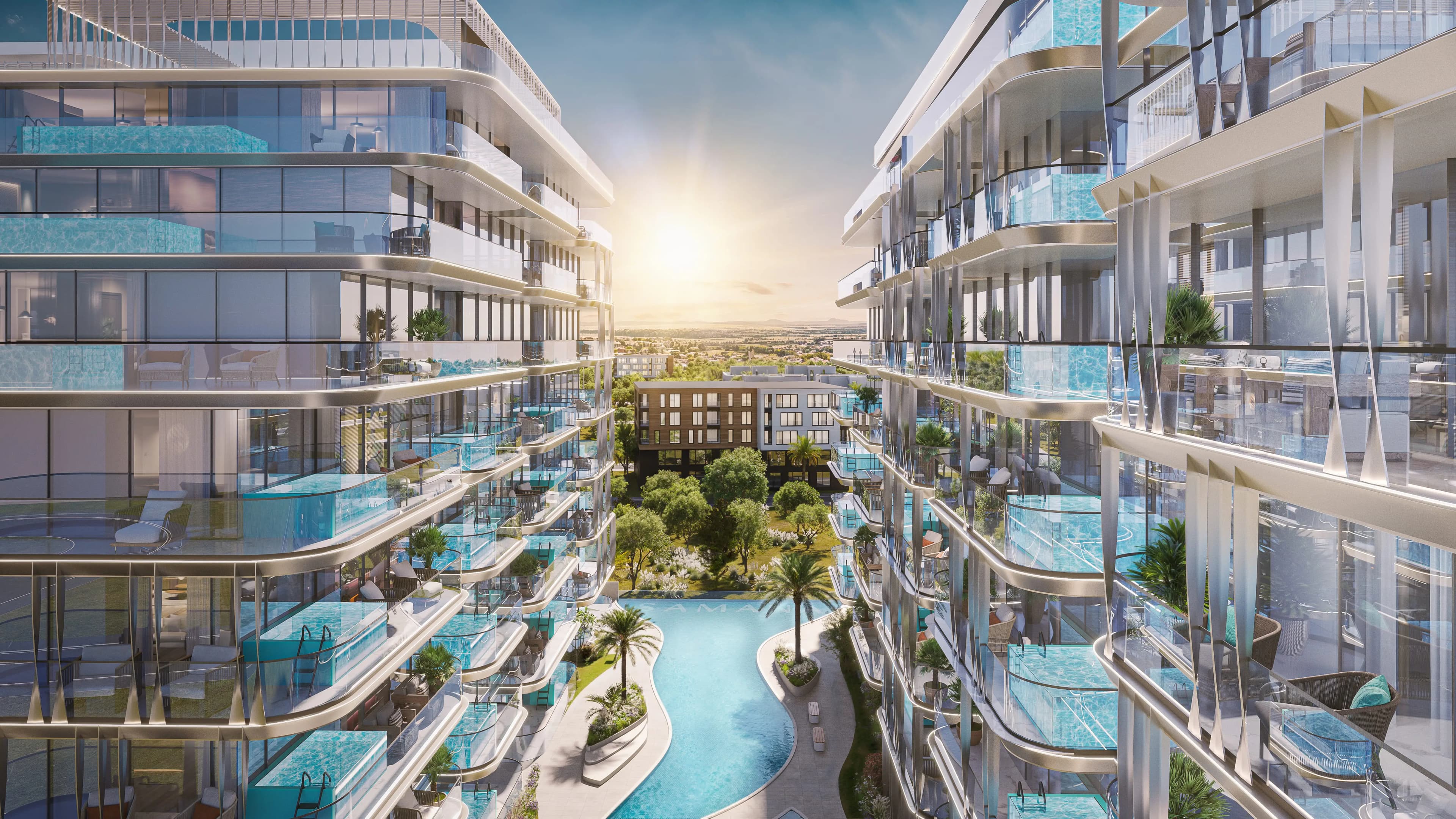 Ocean Bay by SD - Exterior Facade | Samana Developers