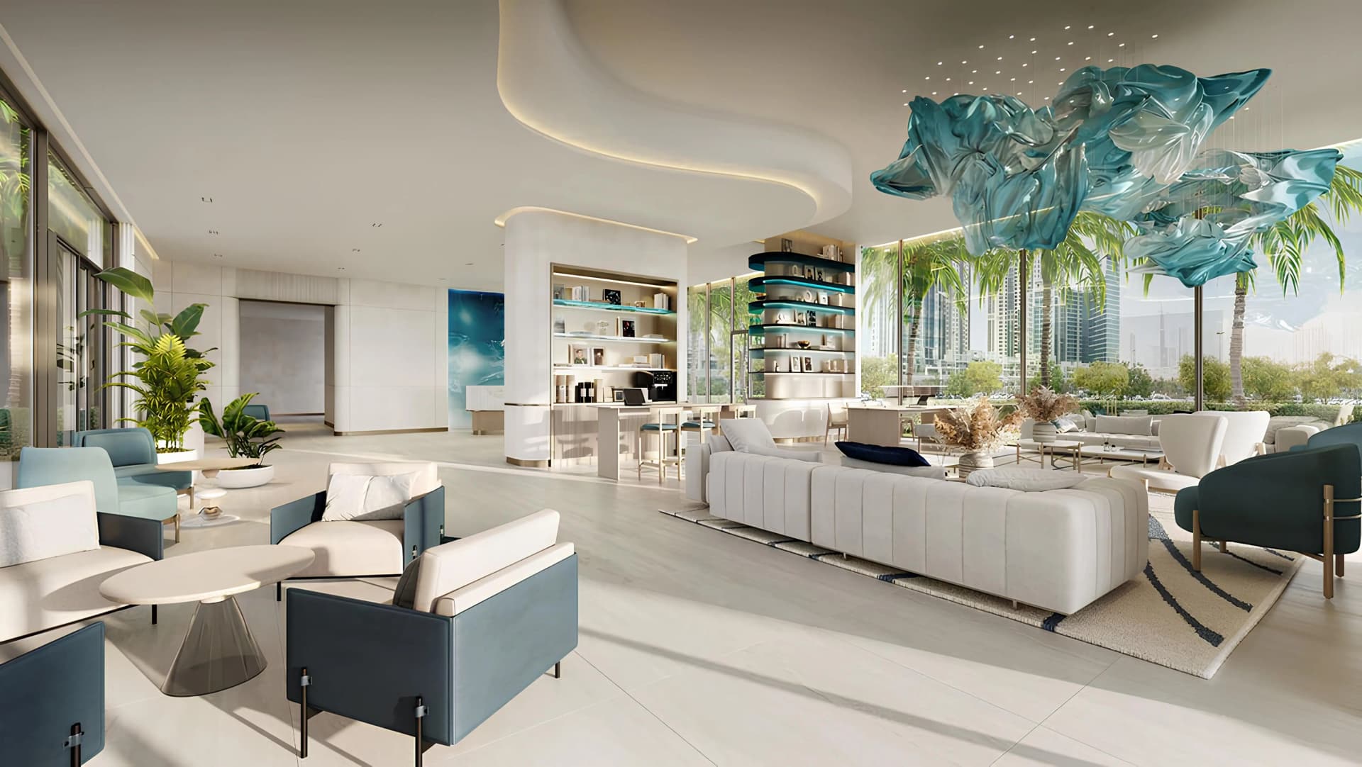 Nikki Beach Residences - Lobby Interior | Aldar Properties