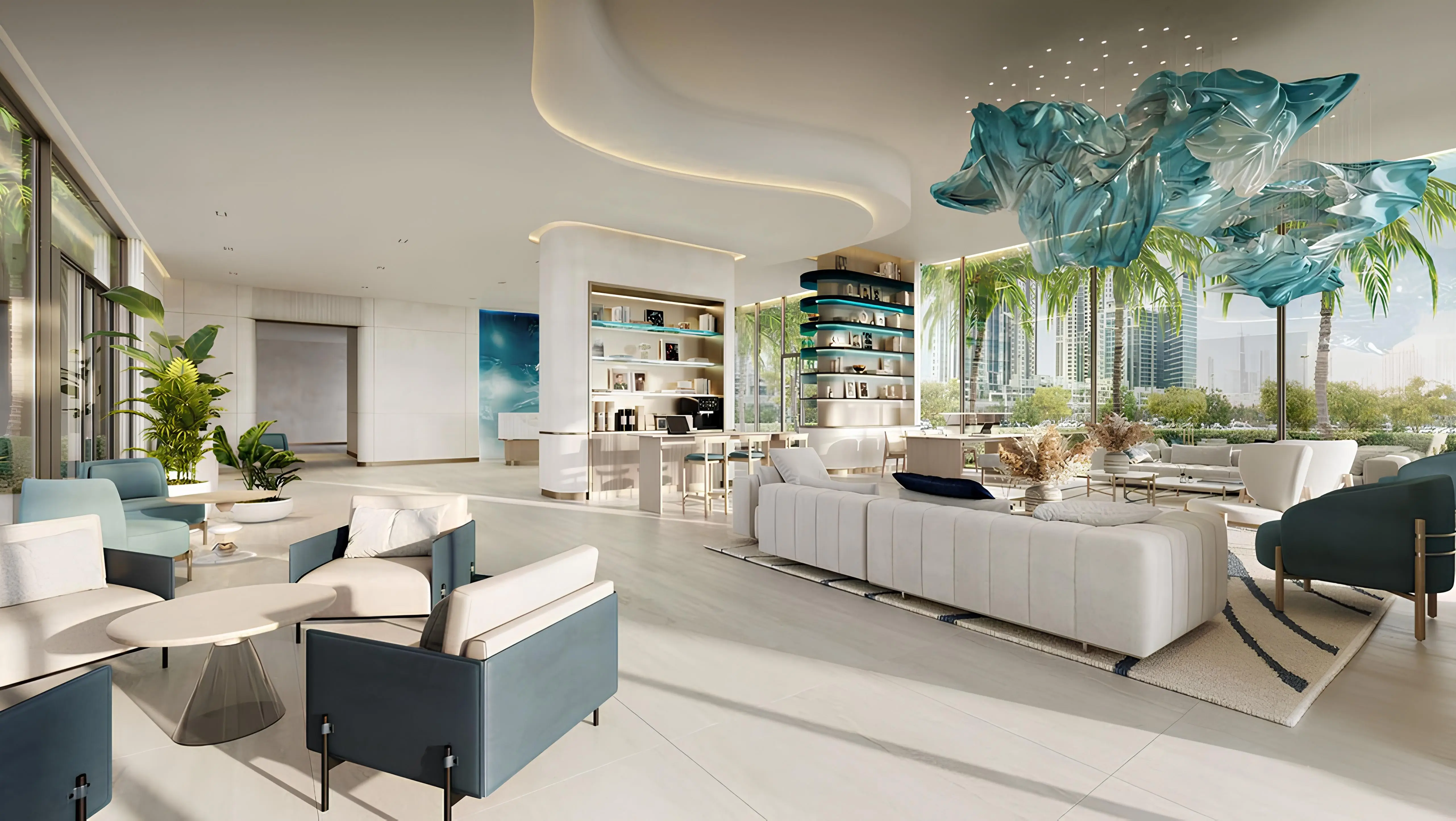 Nikki Beach Residences - Lobby Interior | Aldar Properties