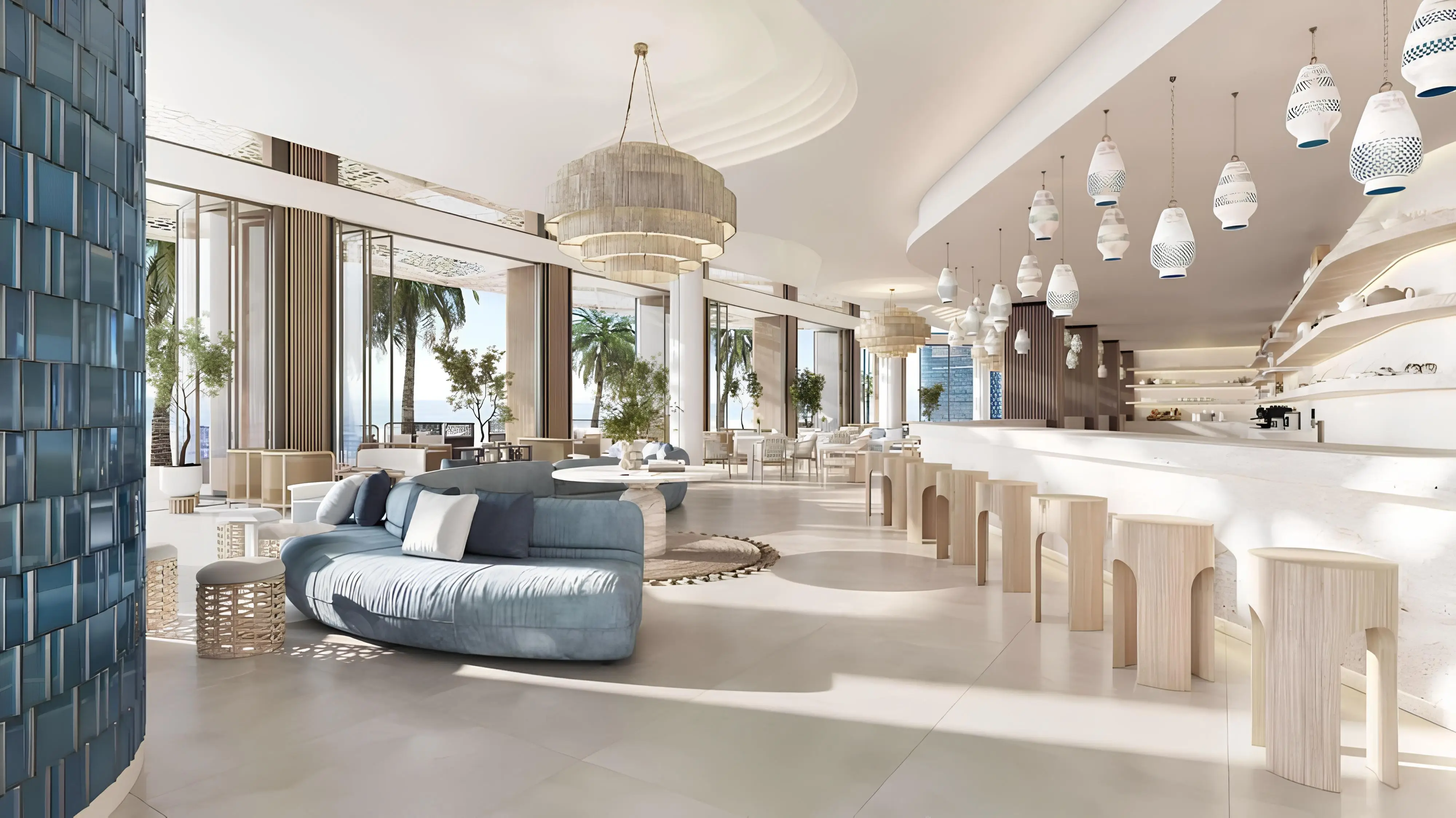 Rosso Bay Residences - Lobby Interior | Aldar Properties
