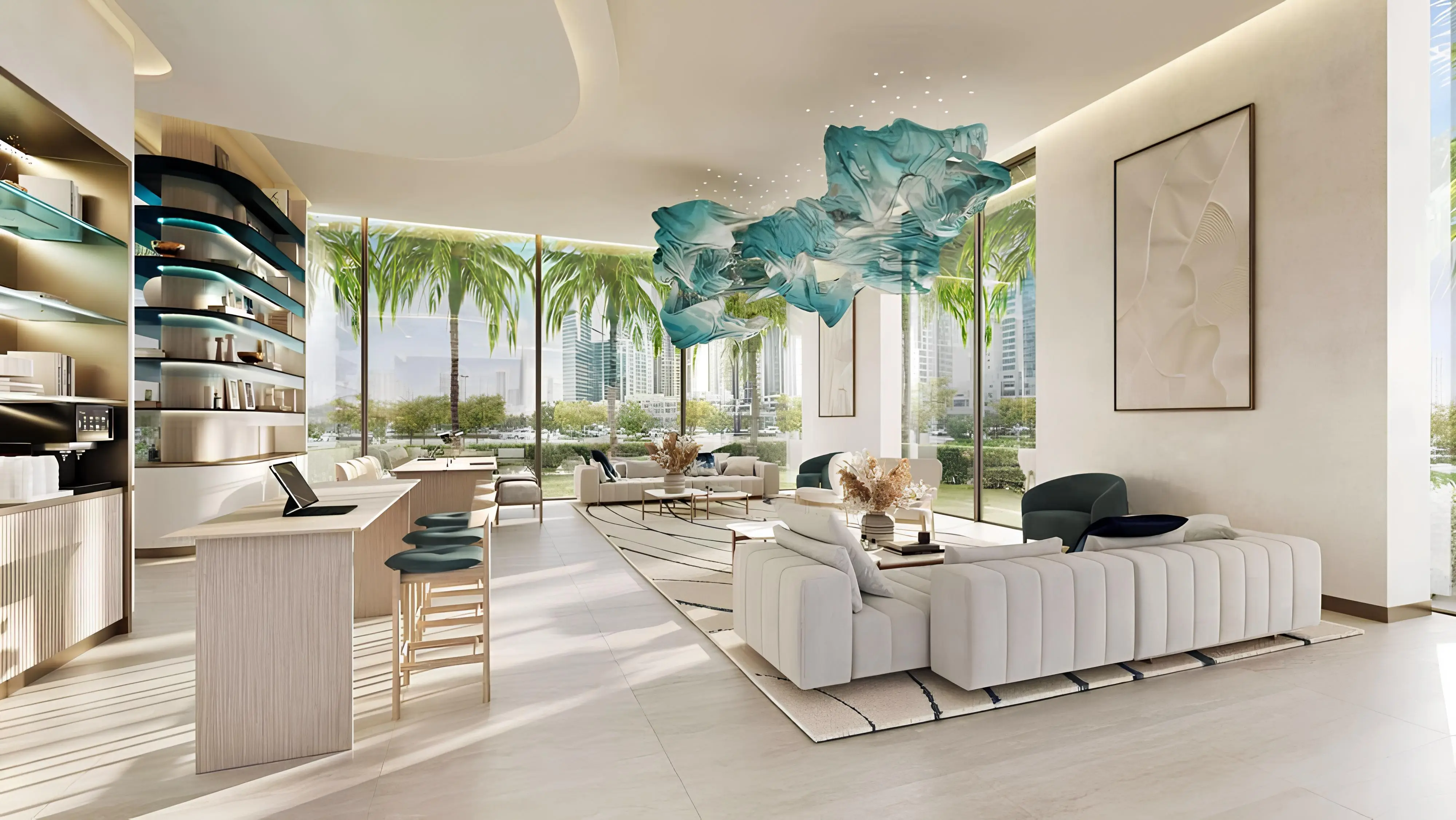Rosso Bay Residences - Lobby Interior | Aldar Properties