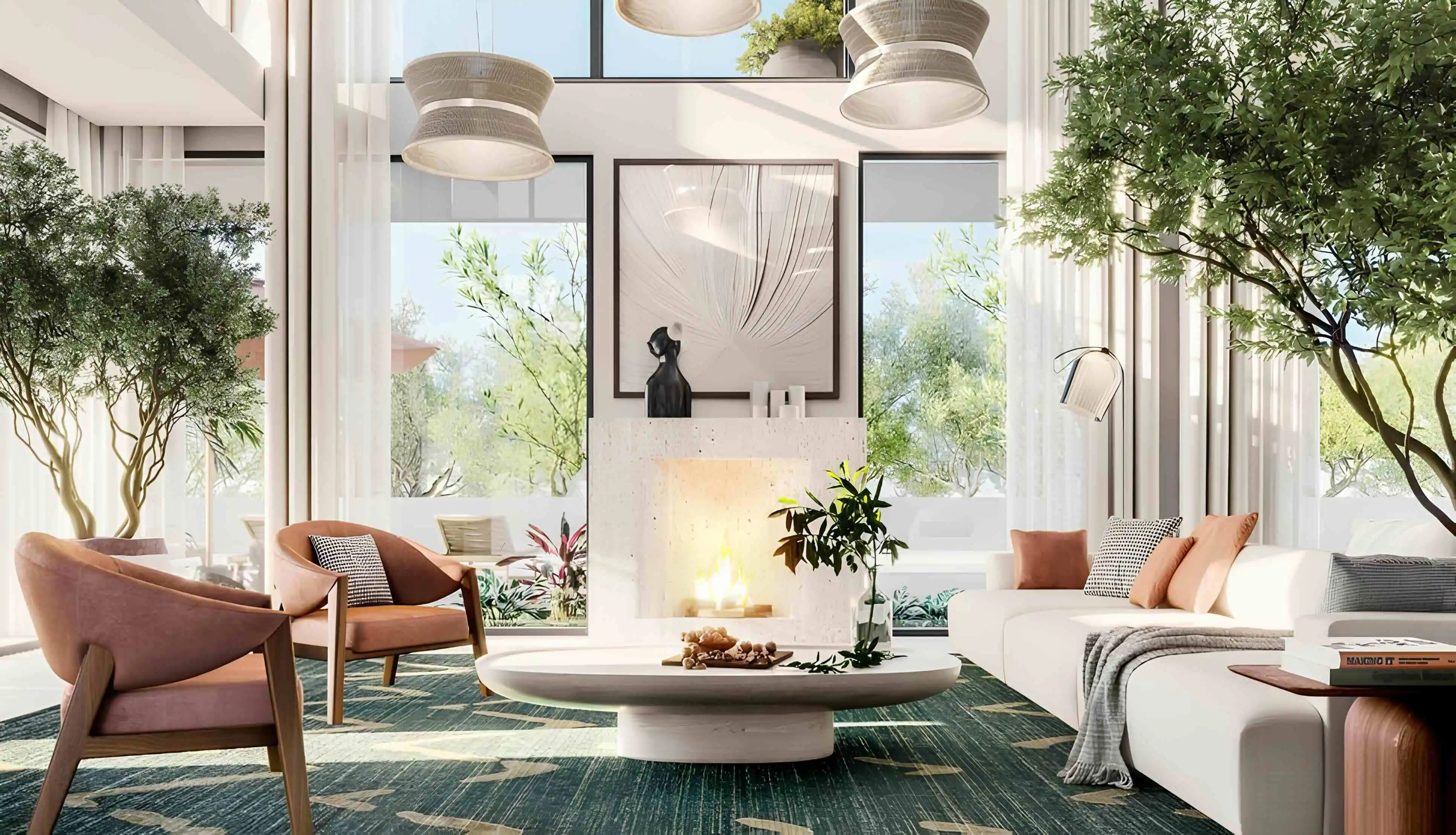 Farm Gardens - Living Room Interior | Emaar Properties