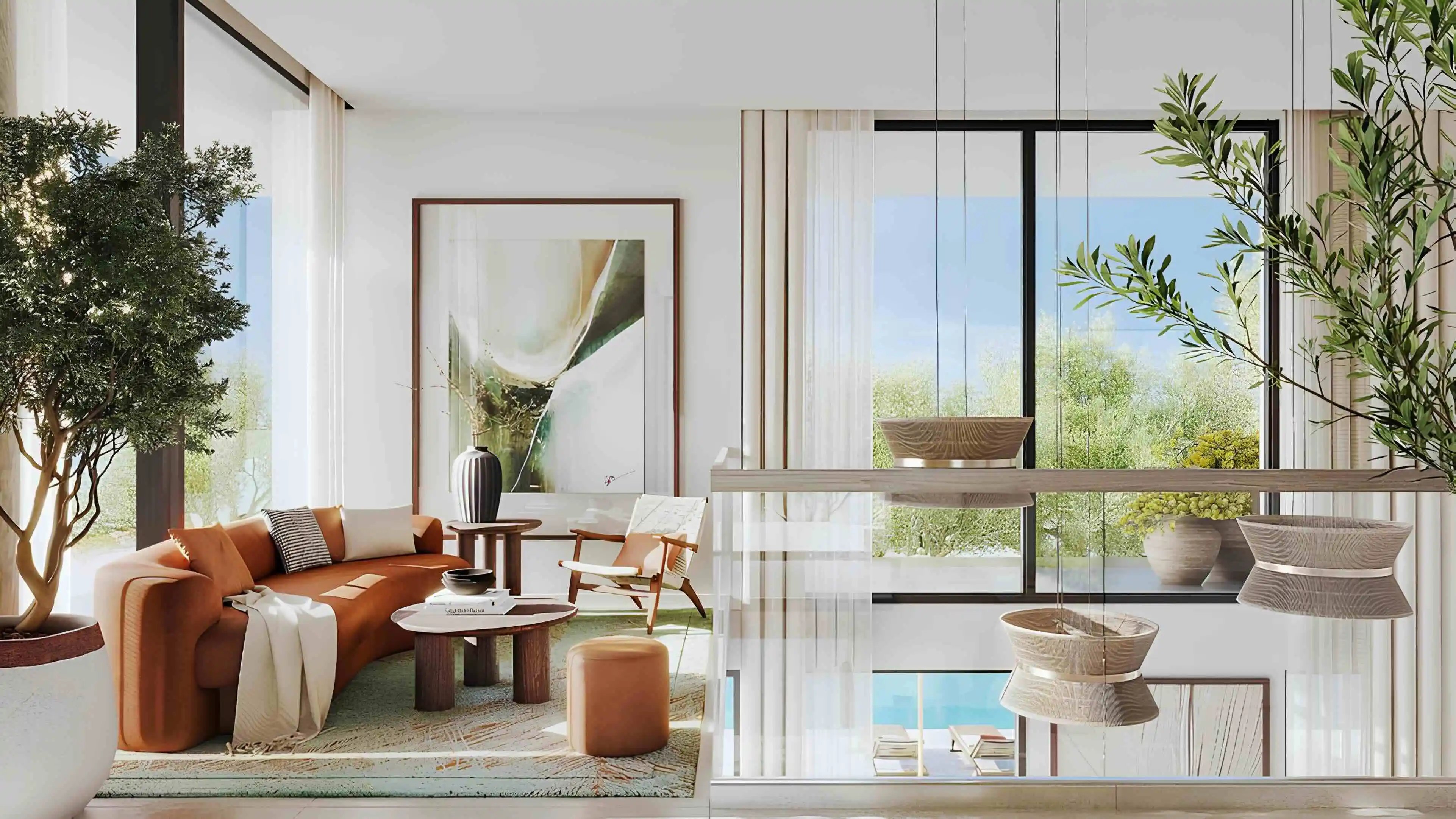 Farm Gardens - Living Room Interior | Emaar Properties