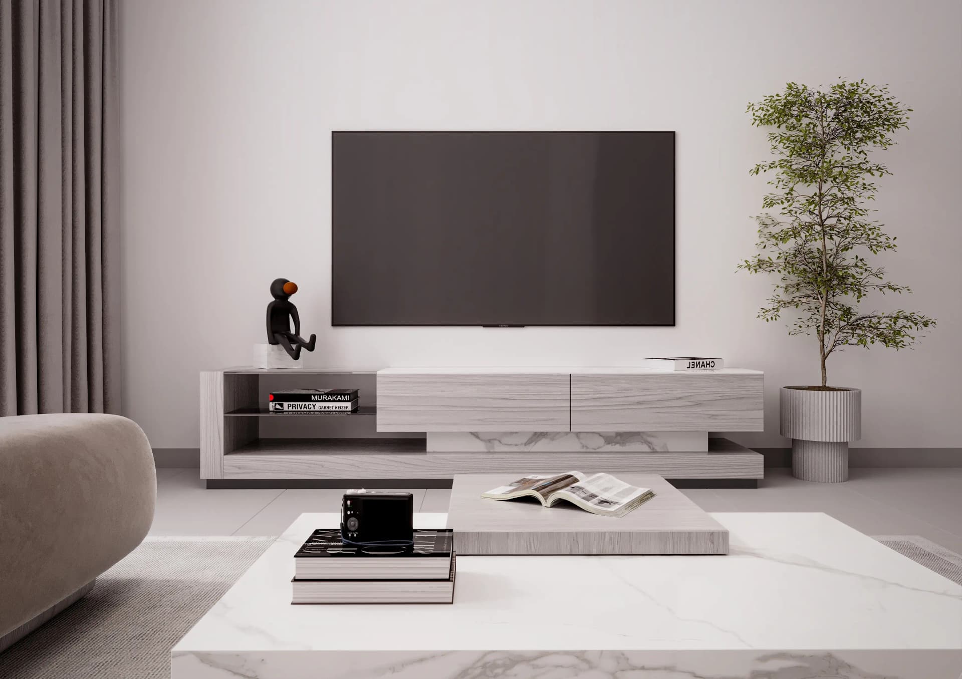 EVERGR1N House 4 - Living Room Interior | Object One Real Estate Development