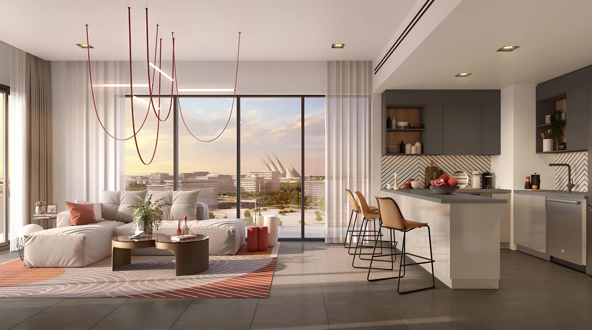 Manarat Living 1 - Kitchen Interior | Aldar Properties