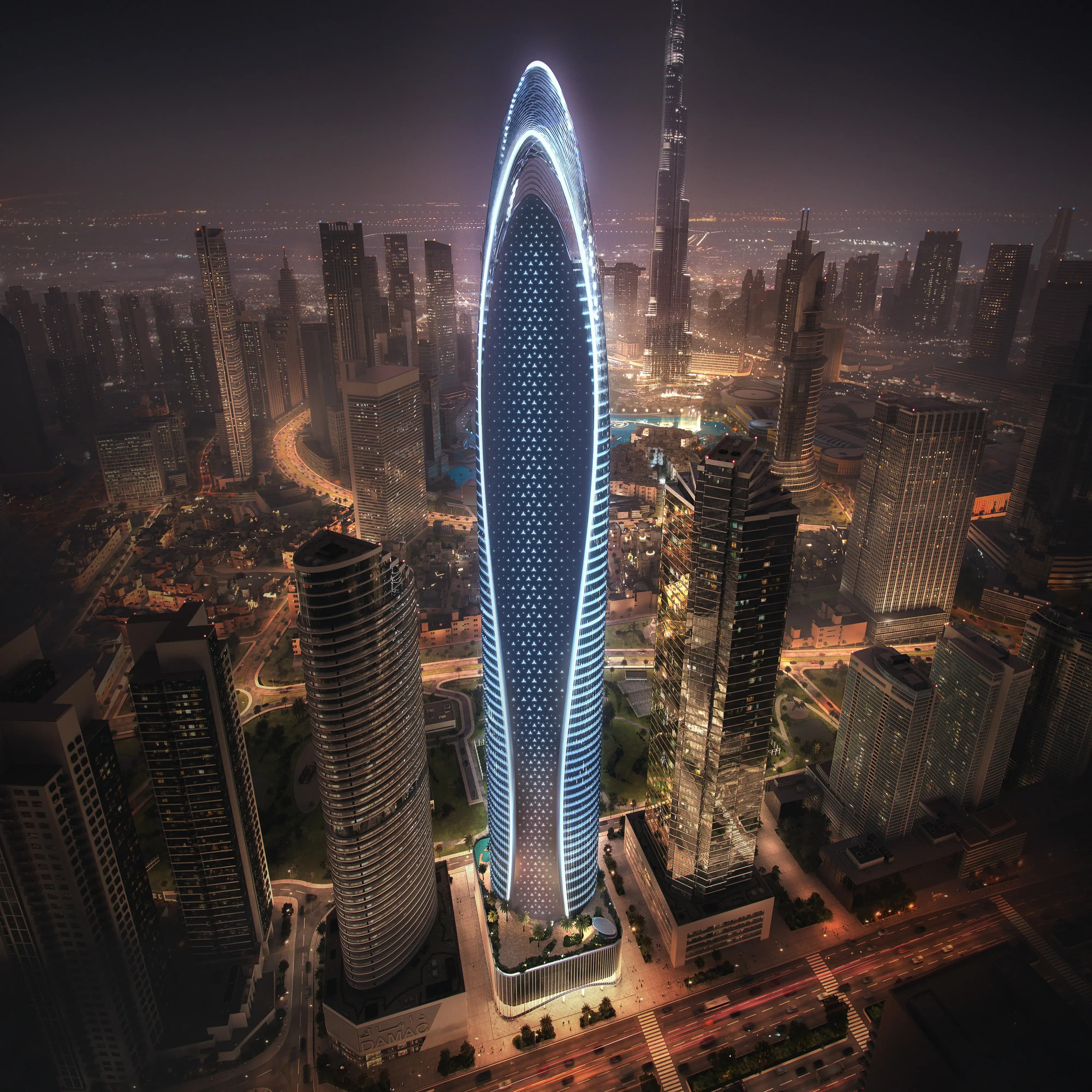 Mercedes-Benz Places - Exterior Facade | Binghatti Developers