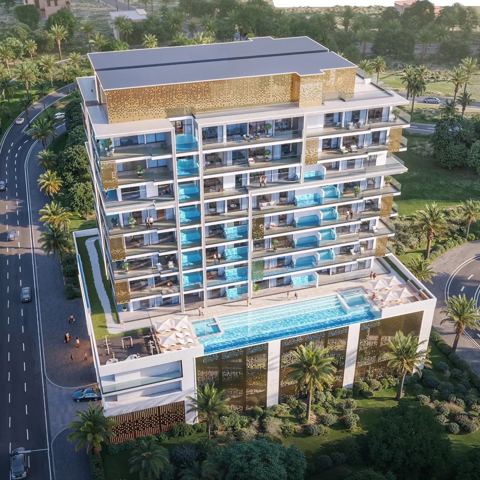 Samana Ocean Crest - Exterior Facade | Samana Developers