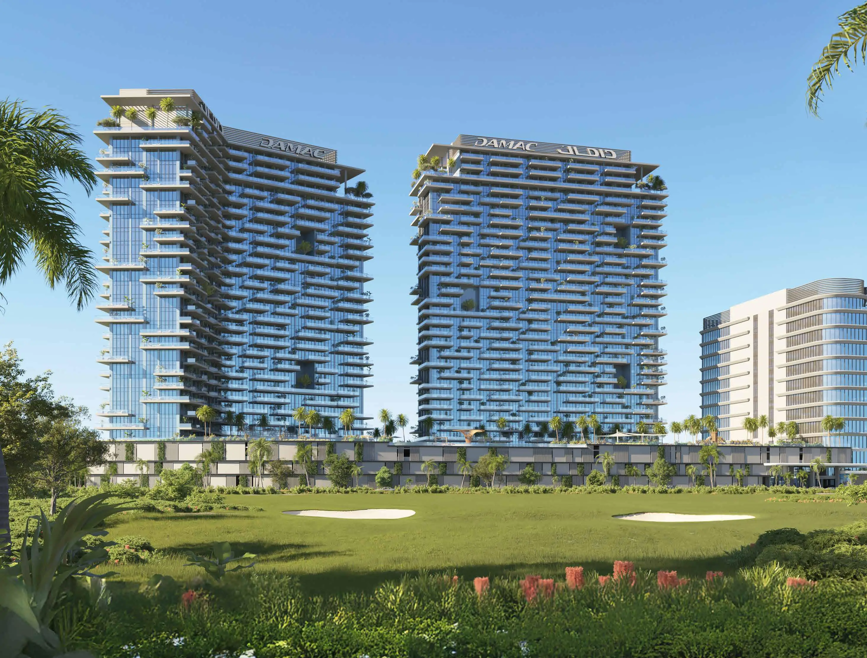 Damac District Tower A - Exterior Facade | DAMAC Properties