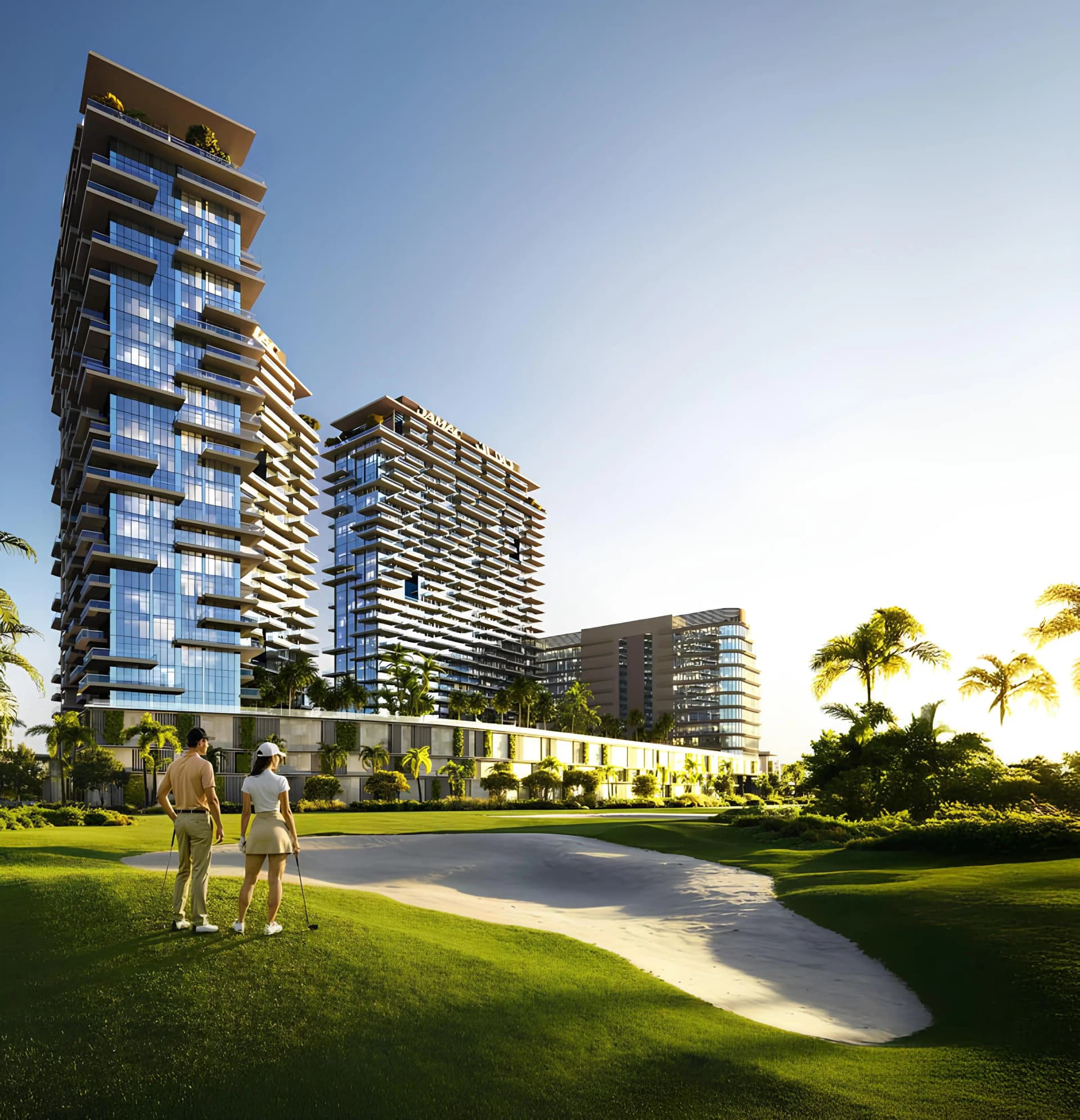 Damac District Tower A - Exterior Facade | DAMAC Properties