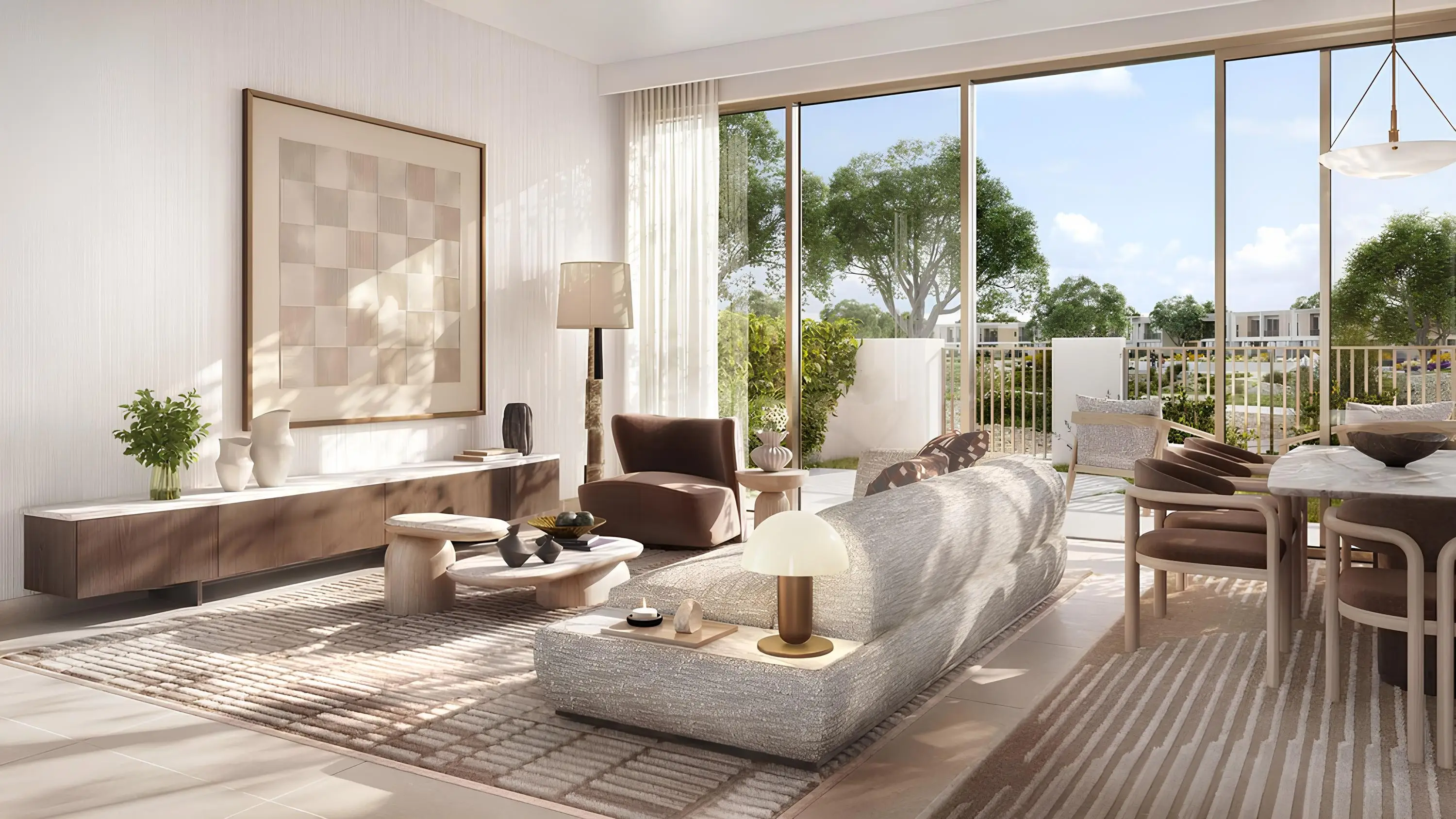 Vindera - Living Room Interior | Emaar Properties