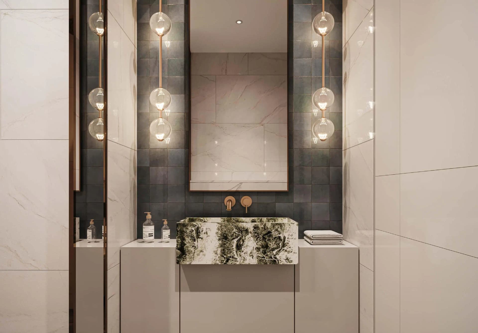 Imperial Garden - Bathroom Interior | Samana Developers