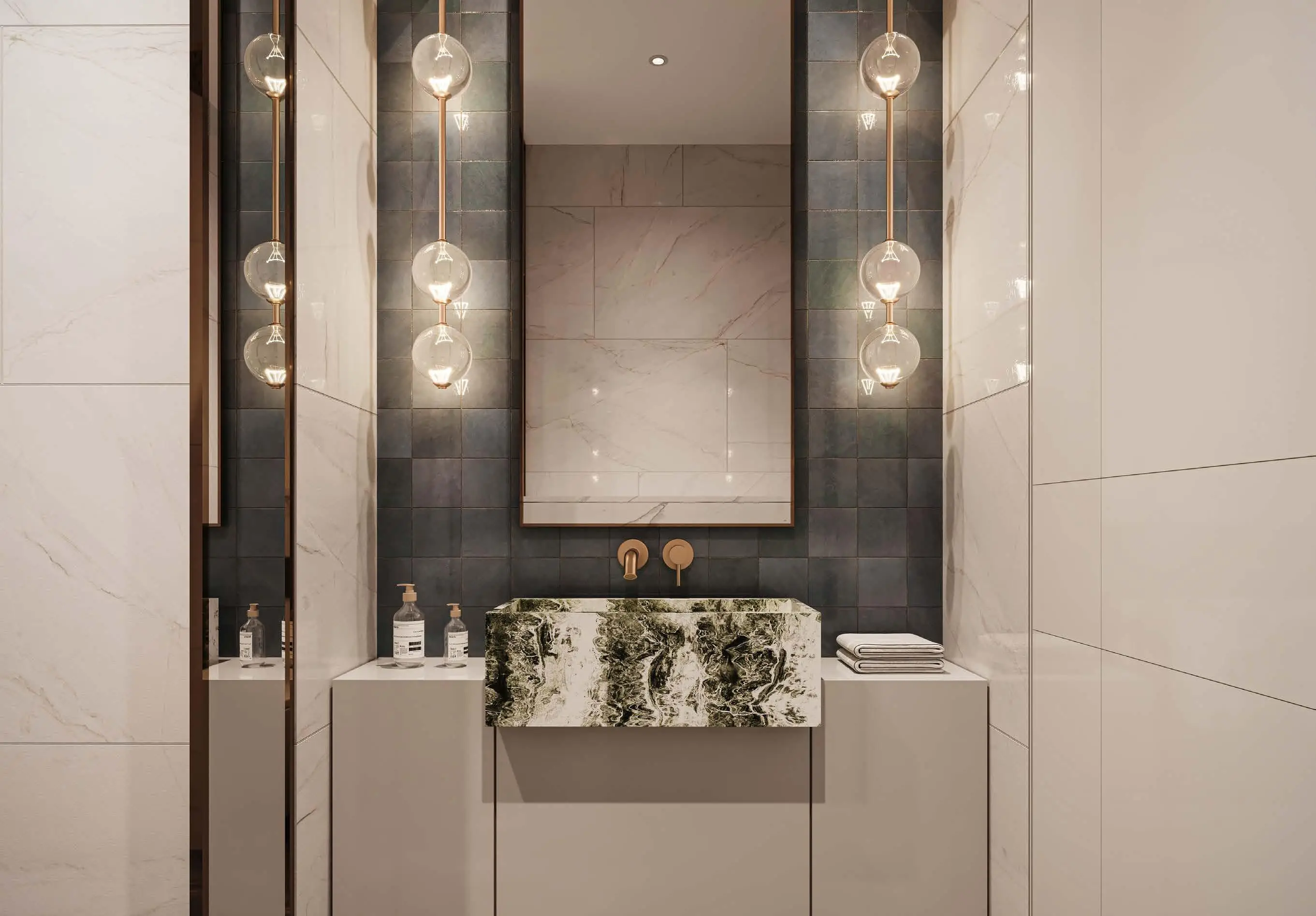 Imperial Garden - Bathroom Interior | Samana Developers