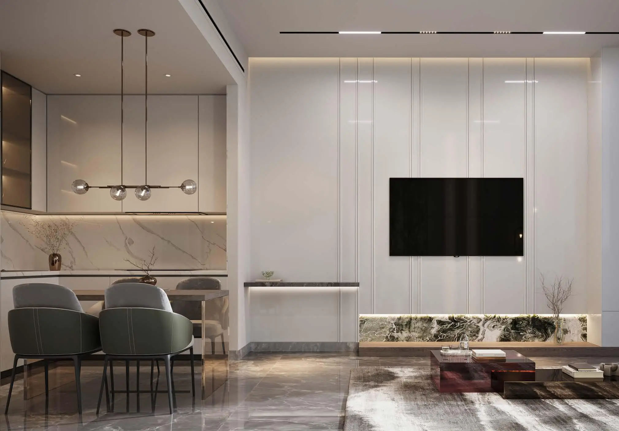 Imperial Garden - Kitchen Interior | Samana Developers