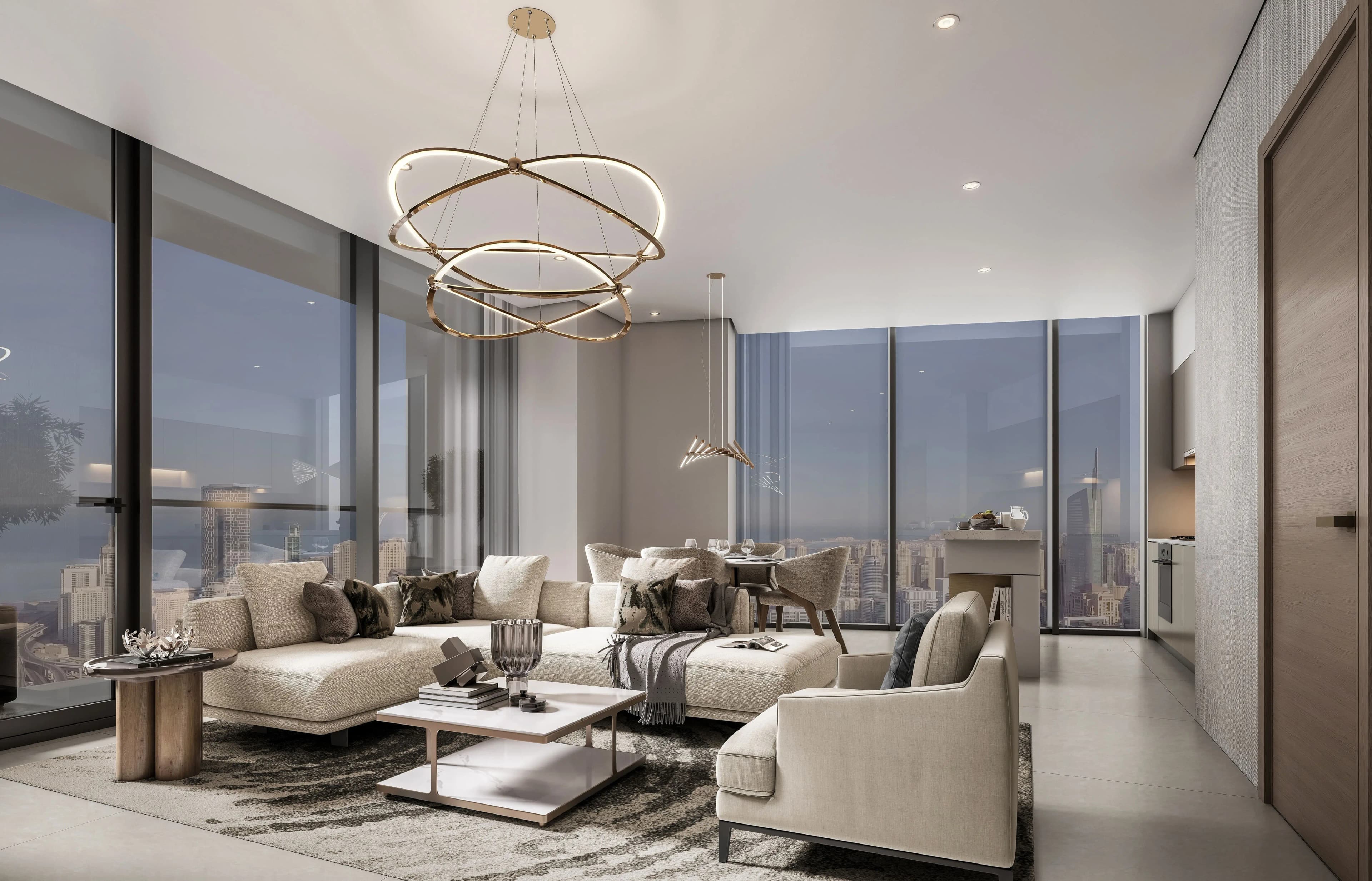 Sobha Central - Living Room Interior | Sobha Realty